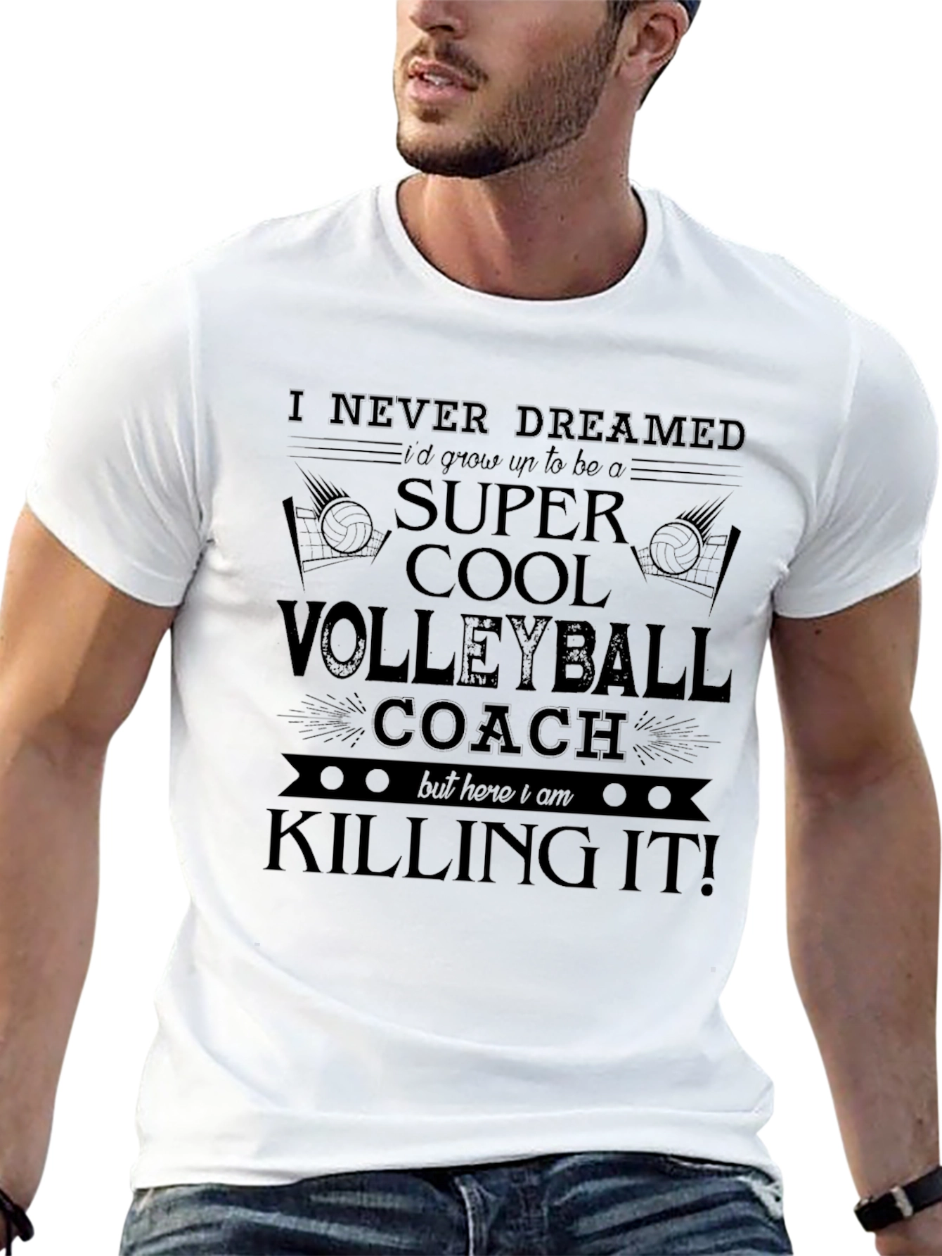 Super Cool Volleyball Coach T-Shirt