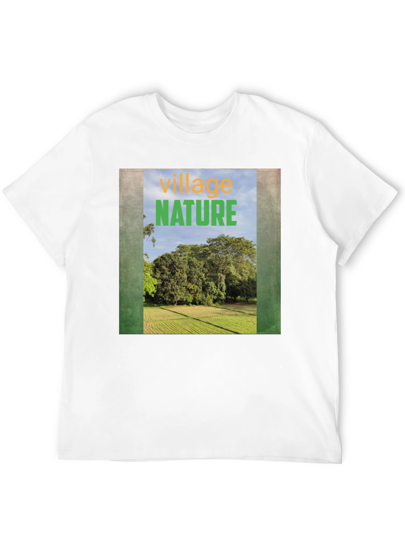 Nature Village Graphic Tee - Unisex Casual T-Shirt