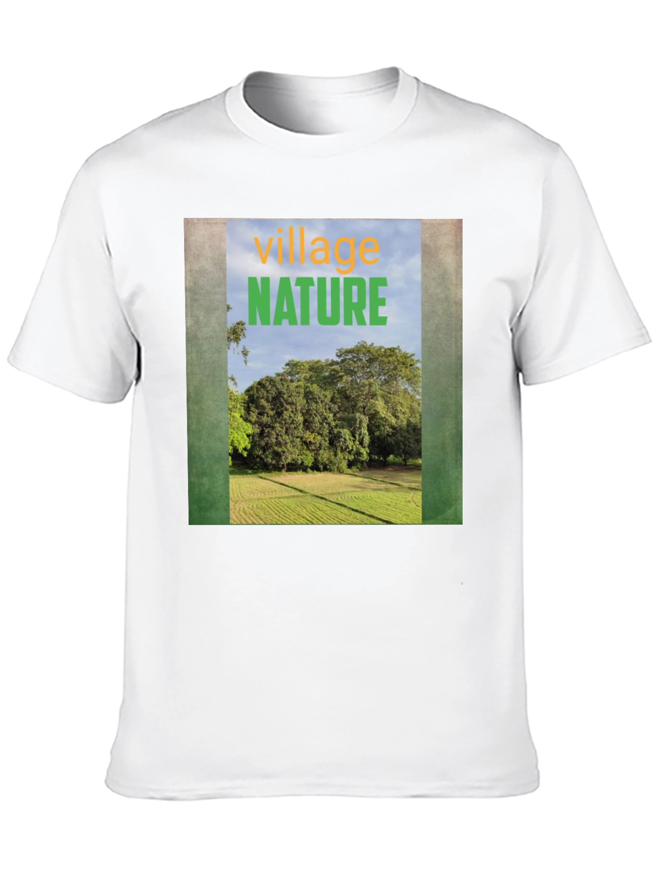 Nature Village Graphic Tee - Unisex Casual T-Shirt