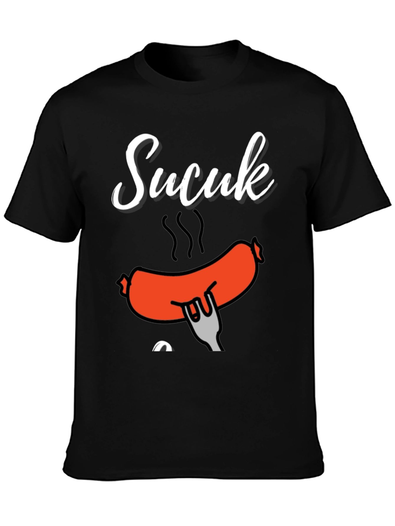 Funny Sucuk Sausage Graphic T-Shirt