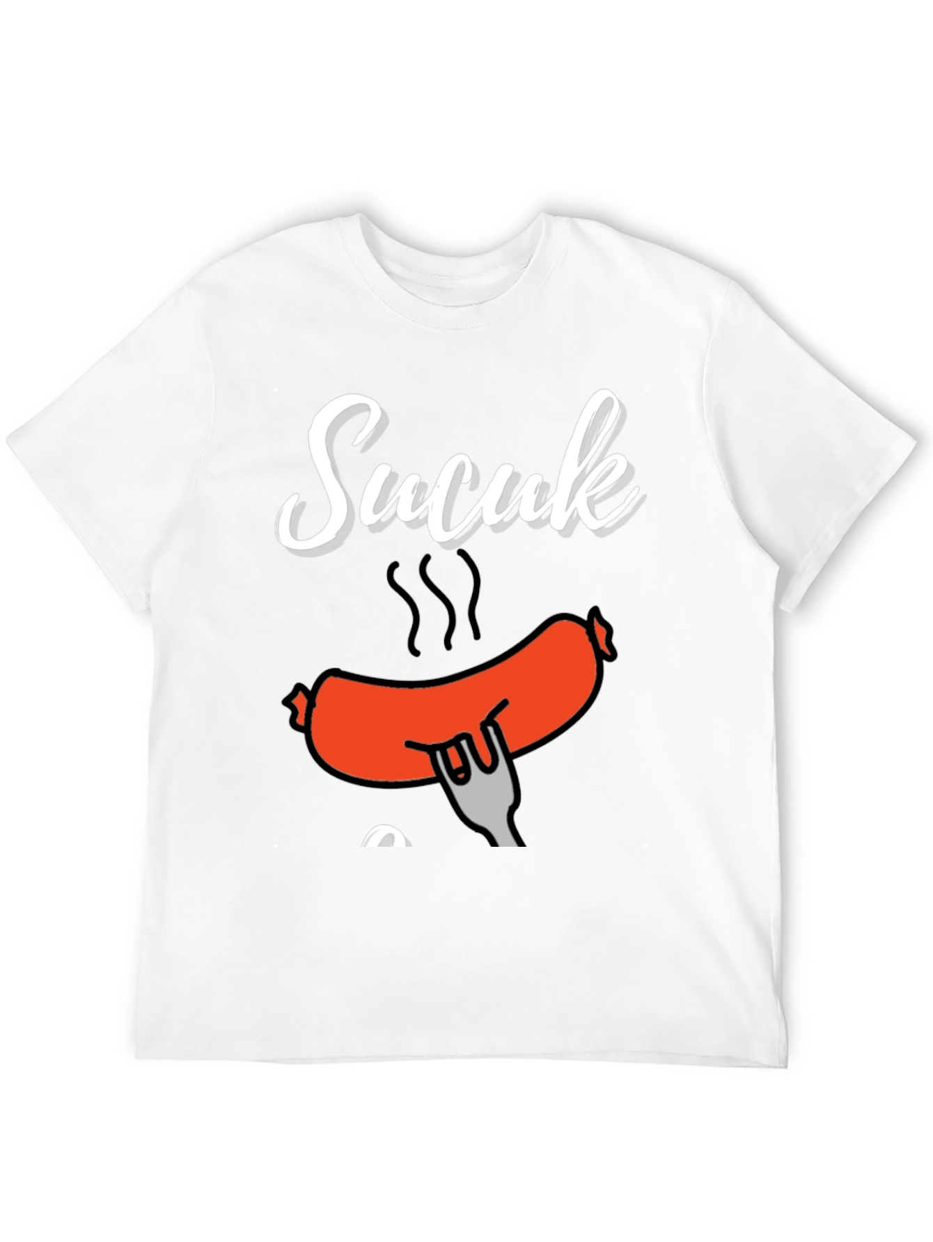 Funny Sucuk Sausage Graphic T-Shirt