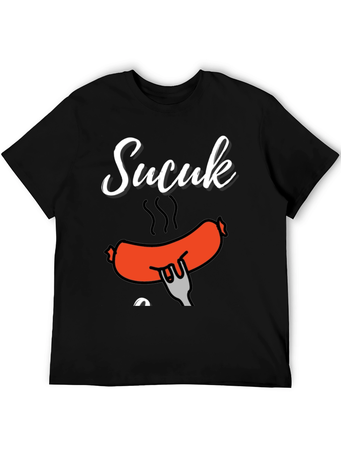Funny Sucuk Sausage Graphic T-Shirt