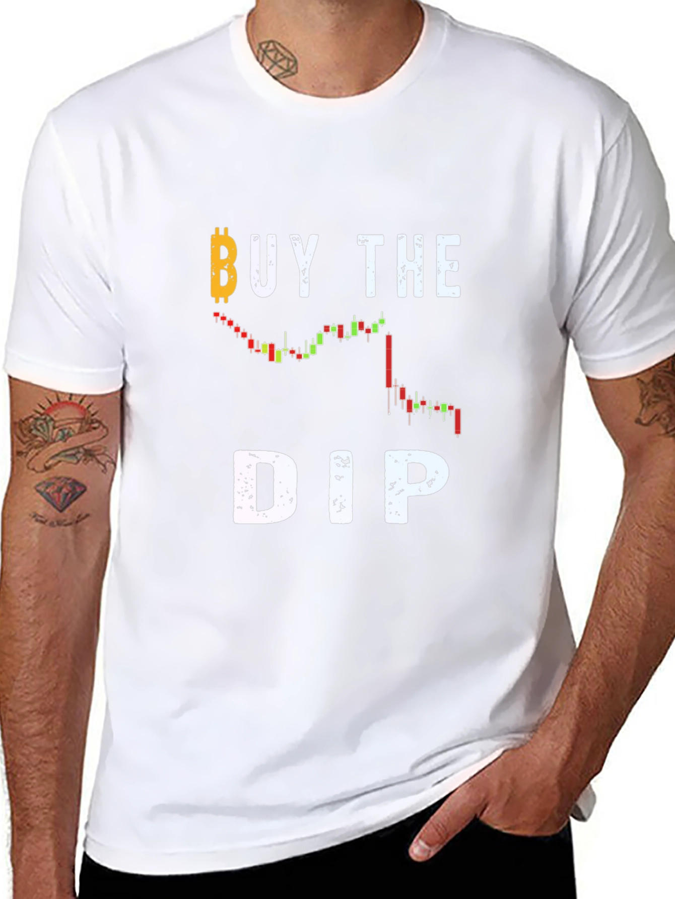 Buy the Dip Crypto T-Shirt - Bitcoin HODL
