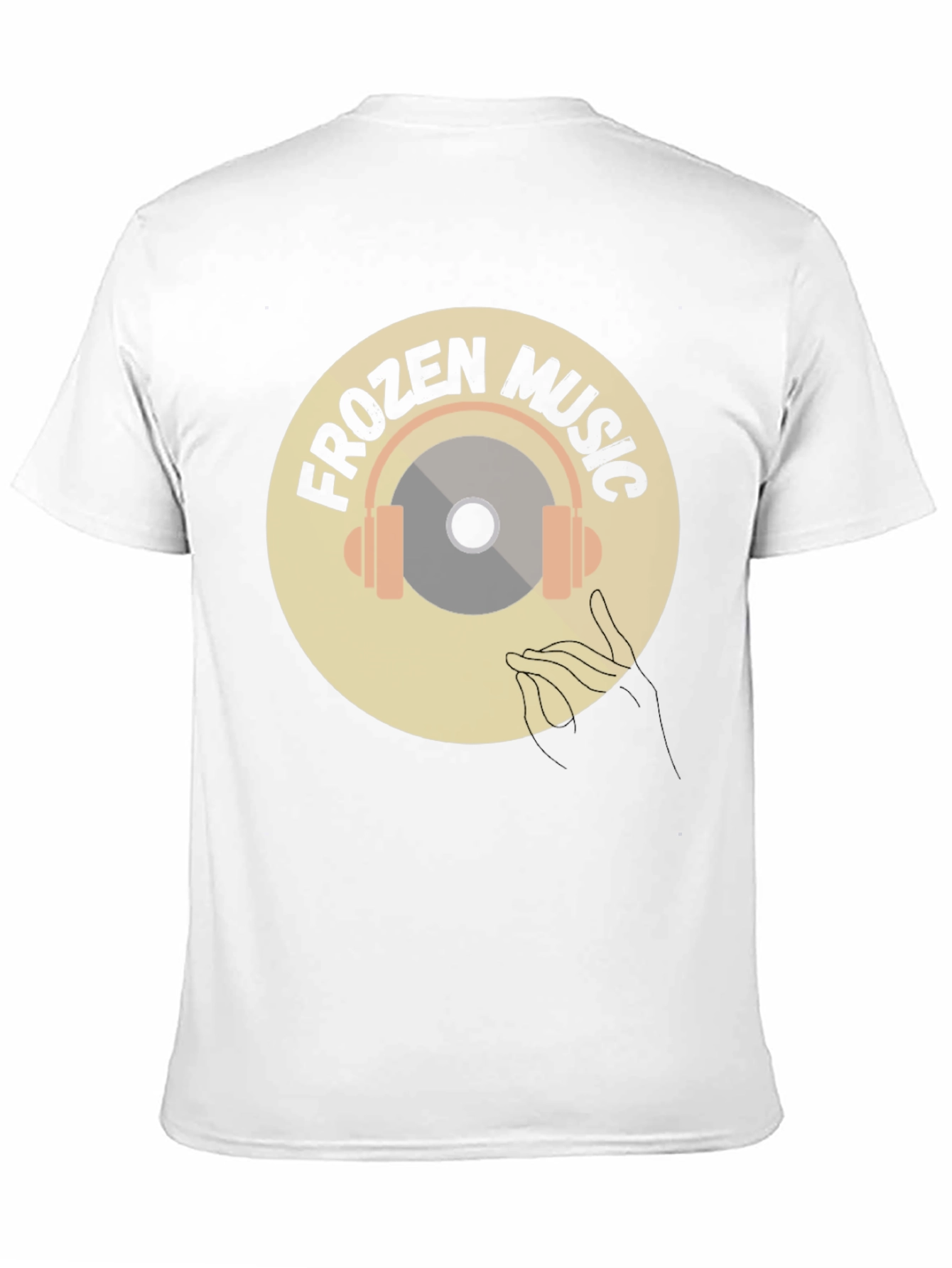 Frozen Music Graphic Tee - Black