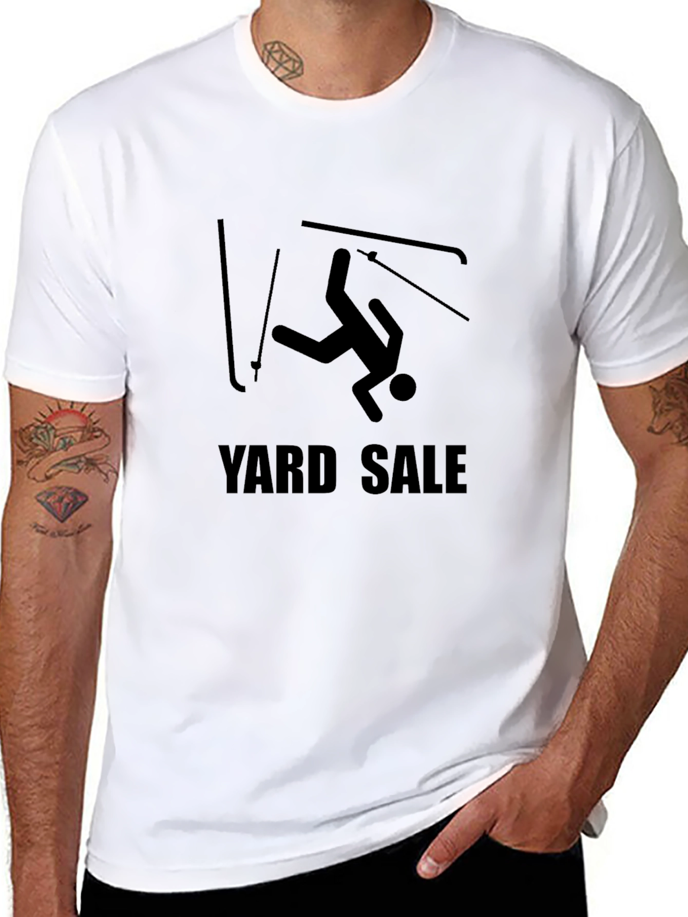 Yard Sale Skiing T-Shirt