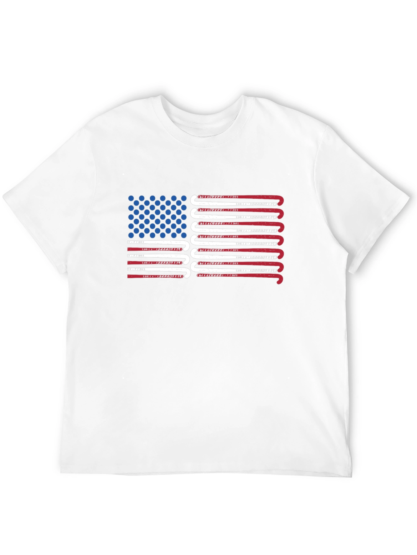 Hockey USA Flag Graphic T-Shirt