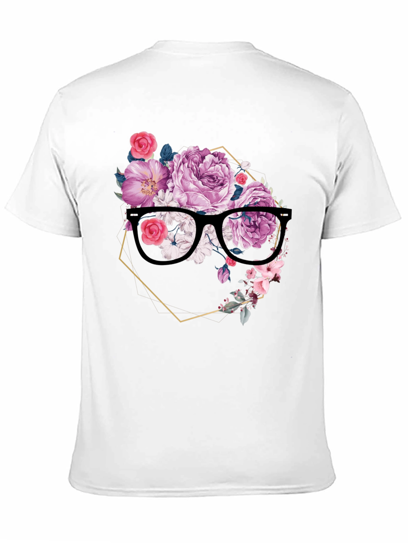 Floral Spectacle T-Shirt - Elegant & Unique Design