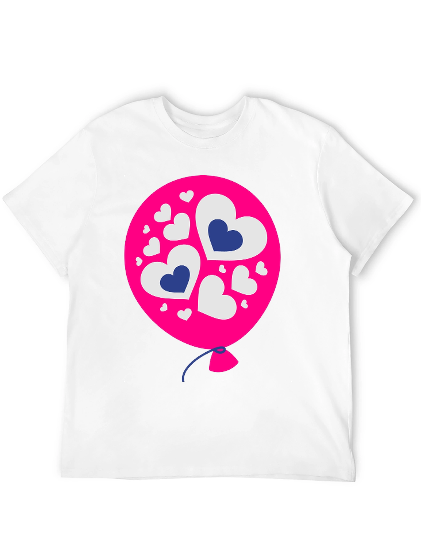 Heart Balloon Graphic Tee - Black
