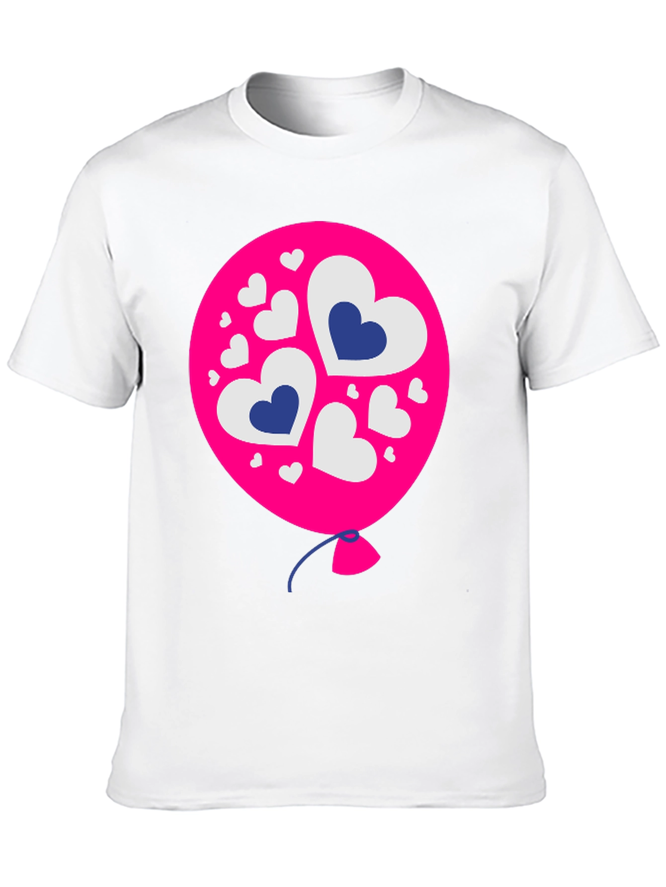 Heart Balloon Graphic Tee - Black