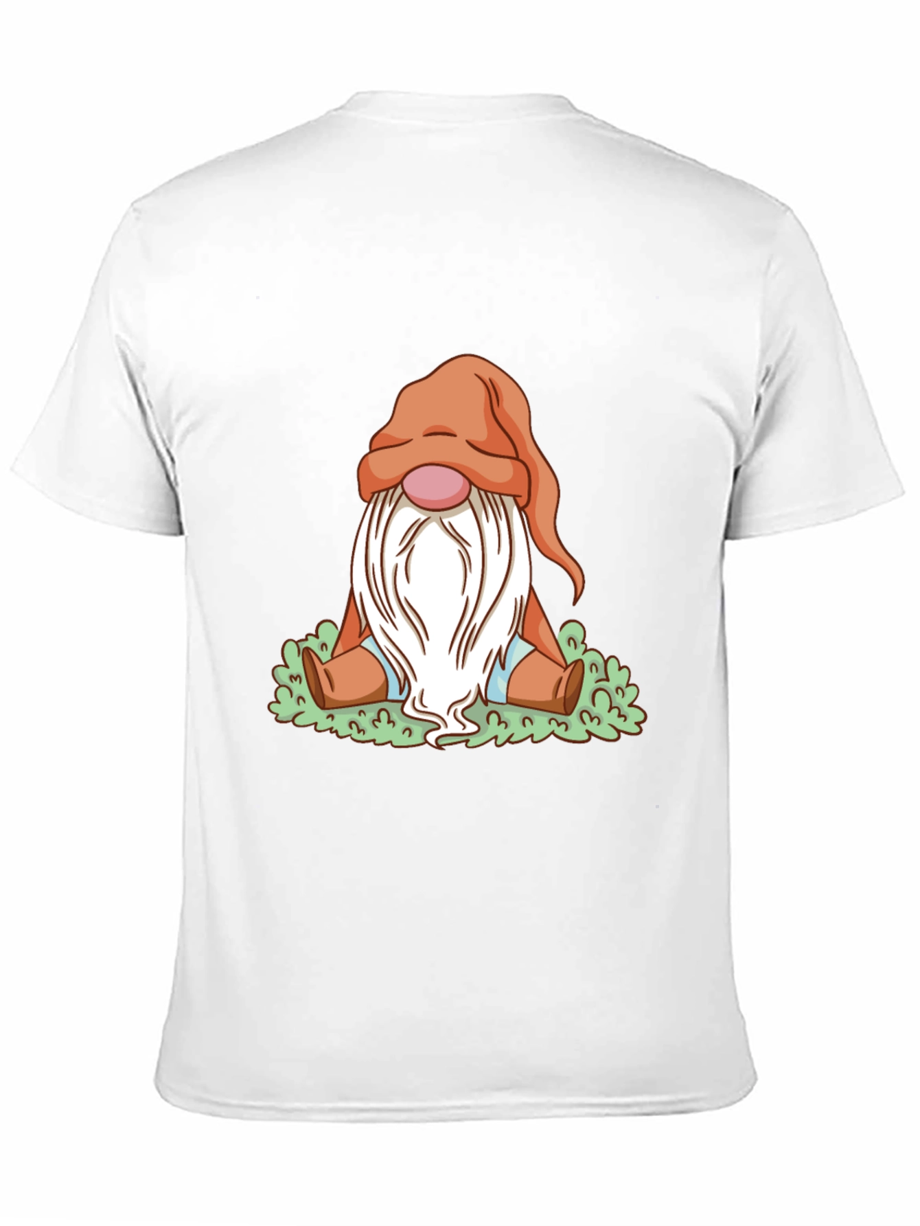 Cute Gnome Graphic Tee - Black Unisex T-Shirt