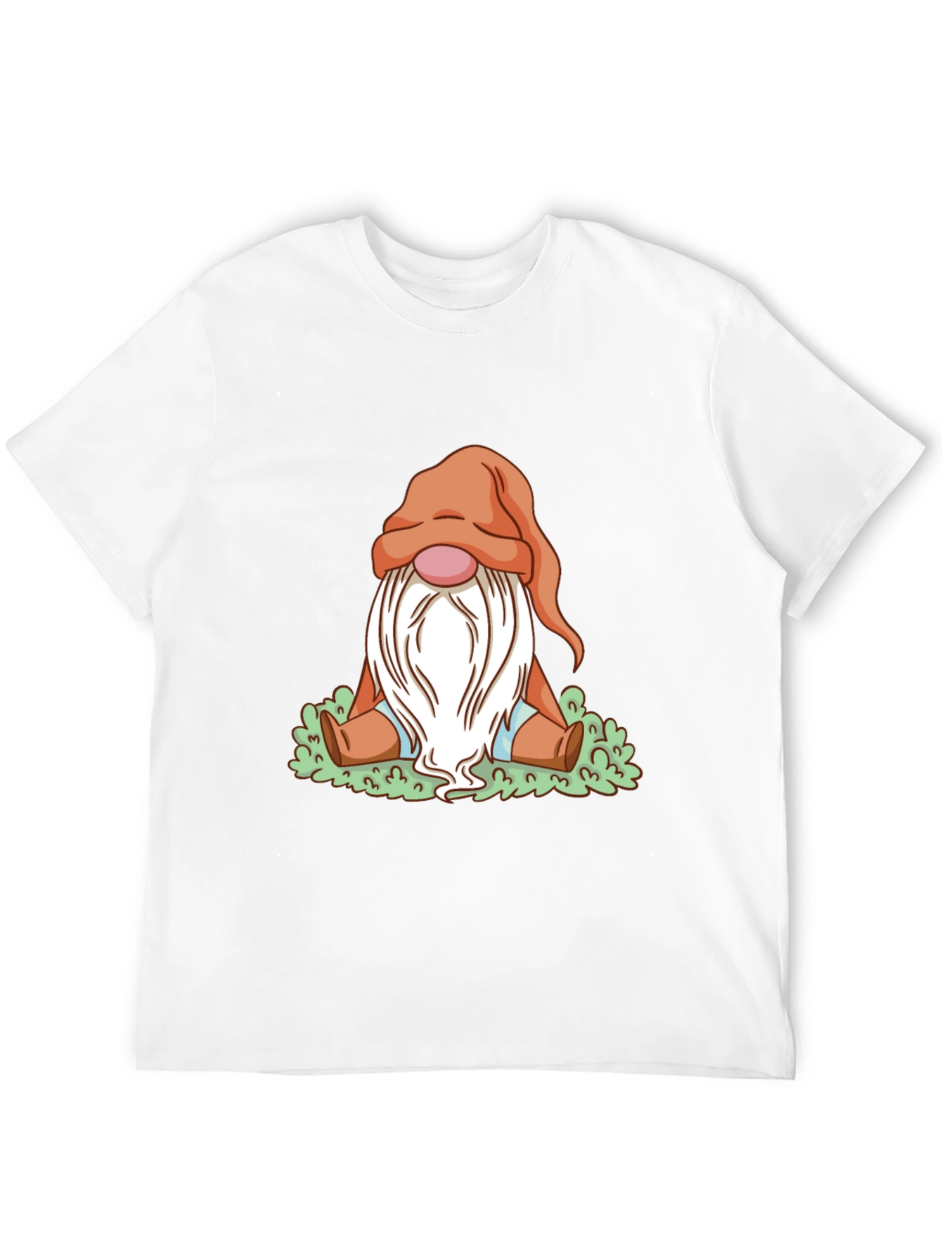 Cute Gnome Graphic Tee - Black Unisex T-Shirt