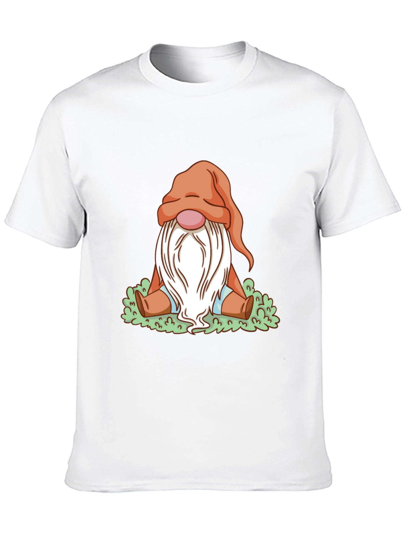 Cute Gnome Graphic Tee - Black Unisex T-Shirt