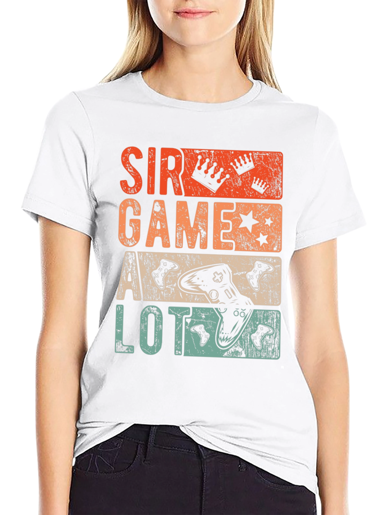 Sir Games A Lot Retro Graphic Tee