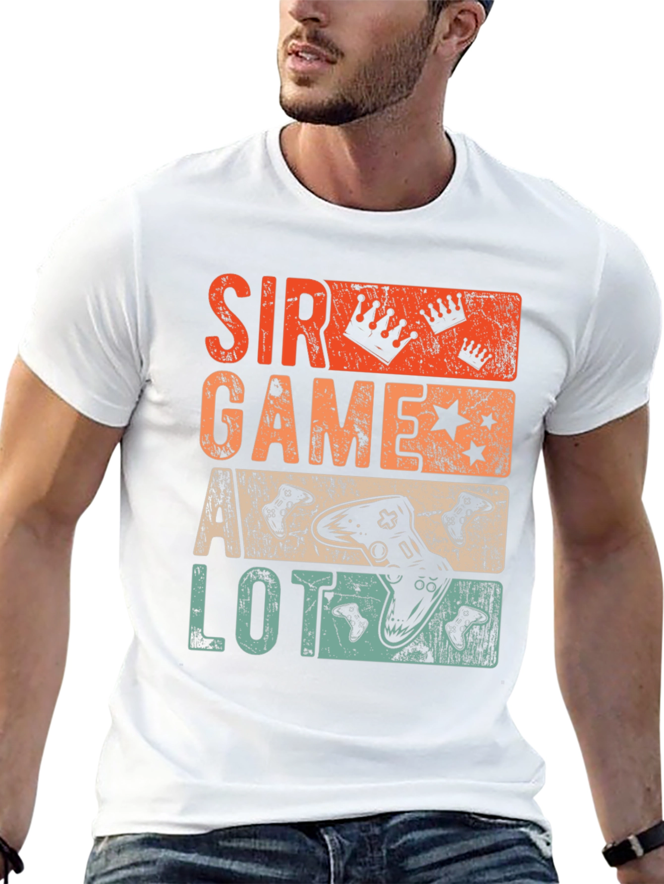 Sir Games A Lot Retro Graphic Tee
