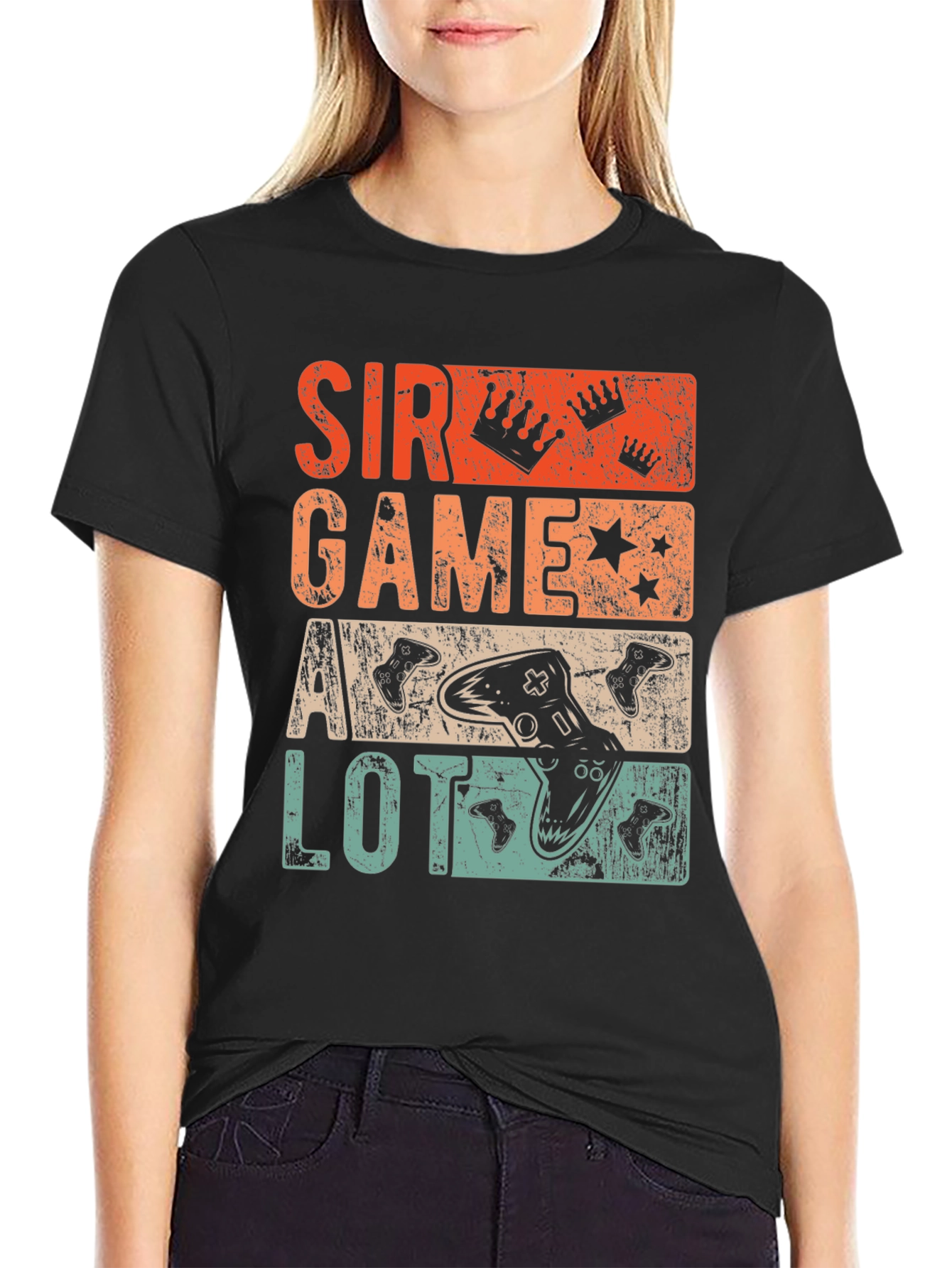 Sir Games A Lot Retro Graphic Tee