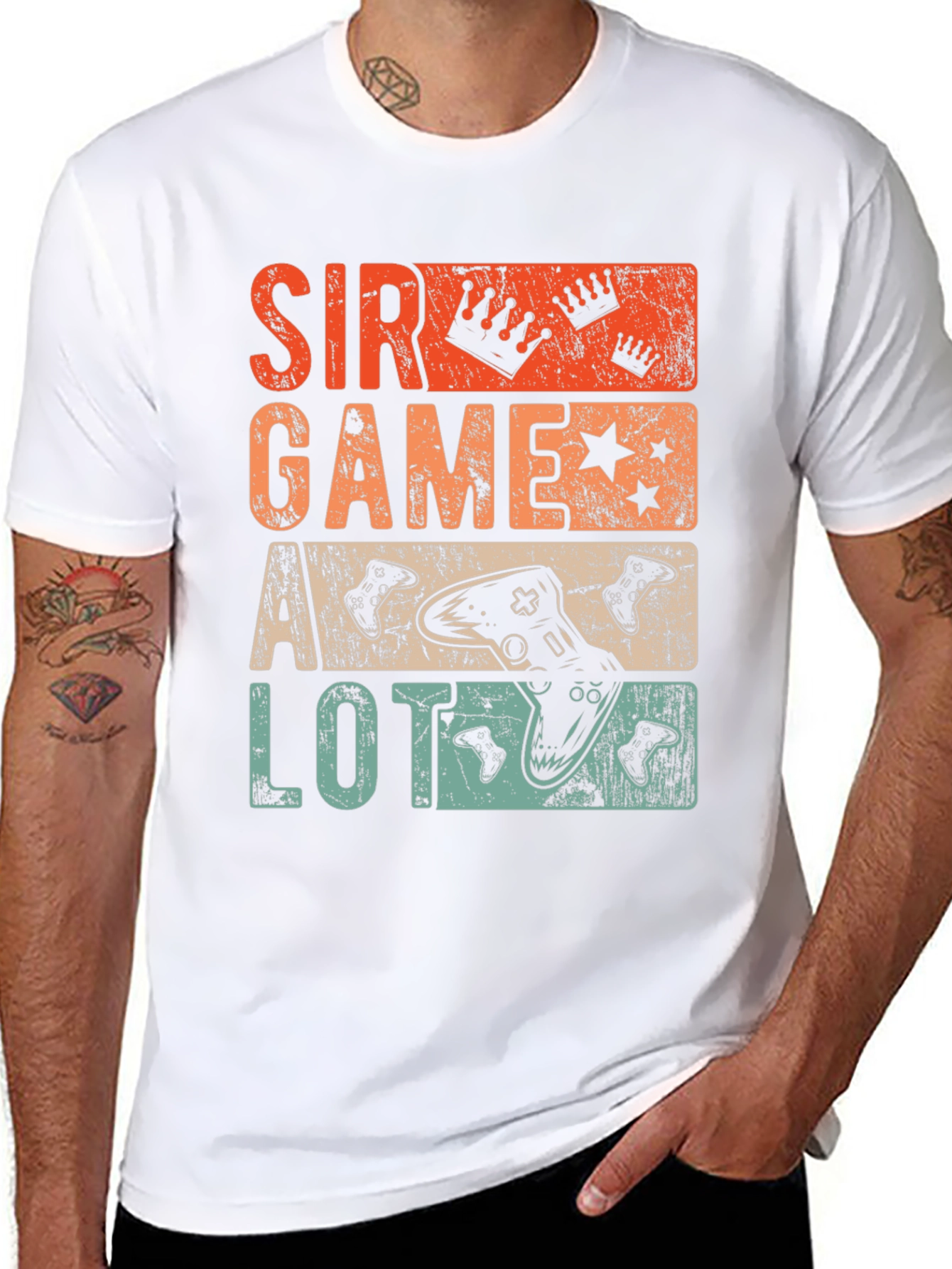 Sir Games A Lot Retro Graphic Tee