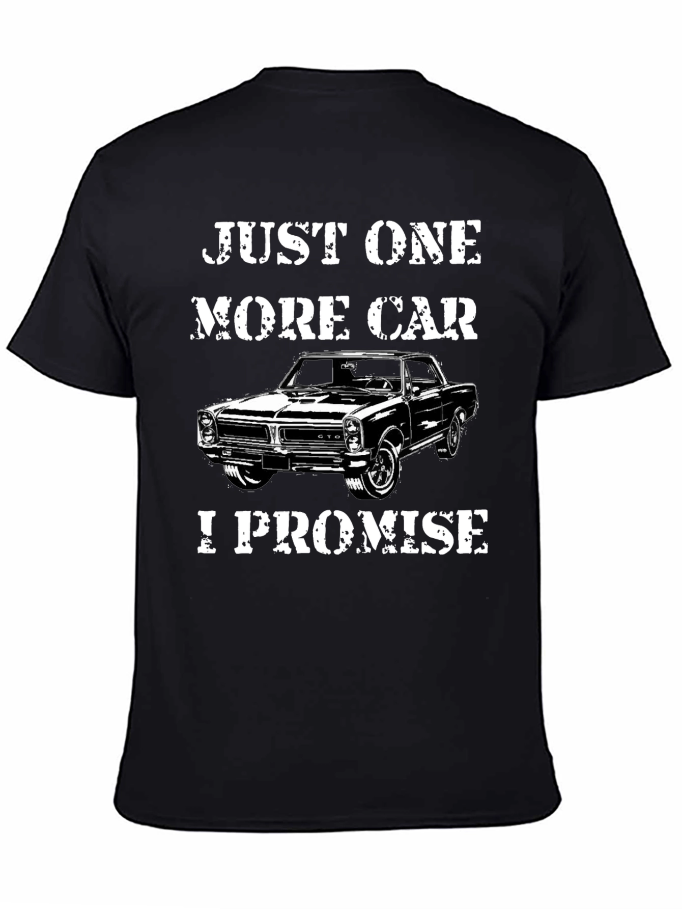 Just One More Car T-Shirt - Black