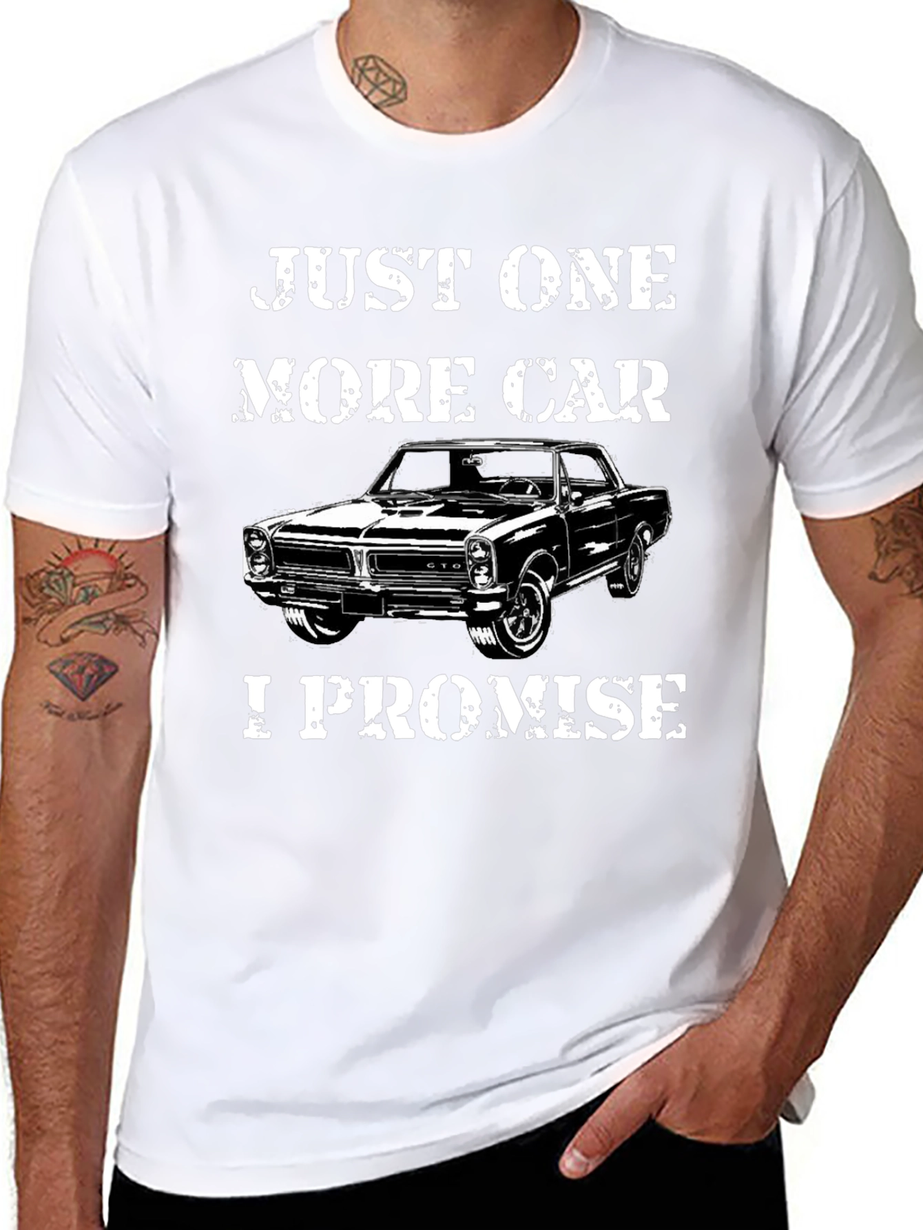 Just One More Car T-Shirt - Black