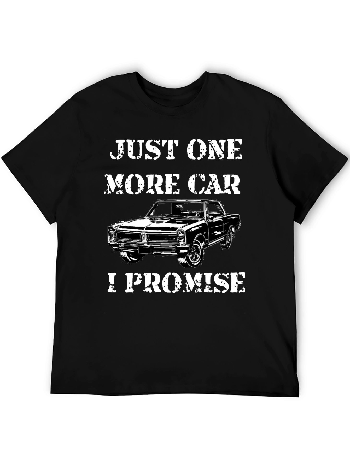 Just One More Car T-Shirt - Black