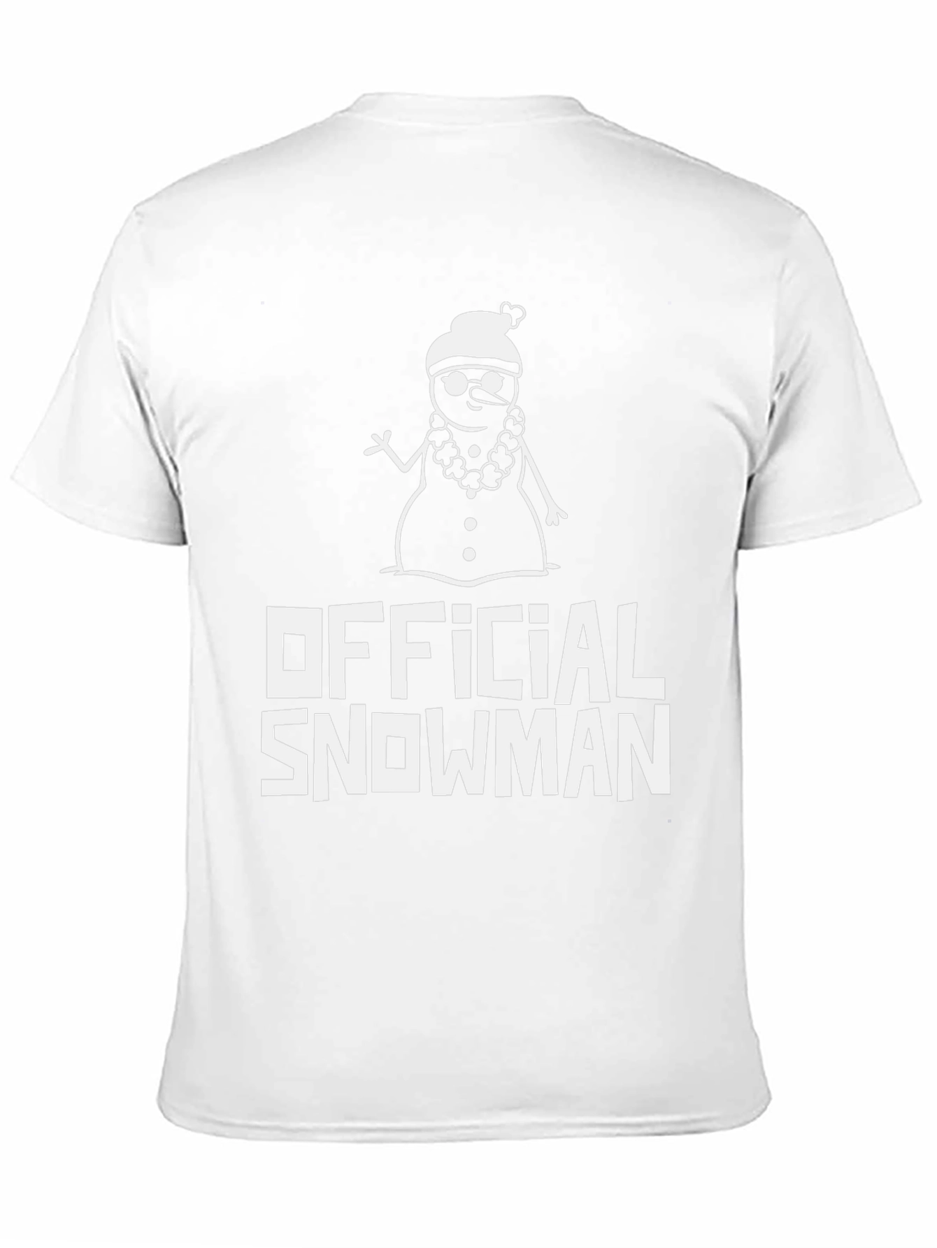 Official Snowman Black T-Shirt