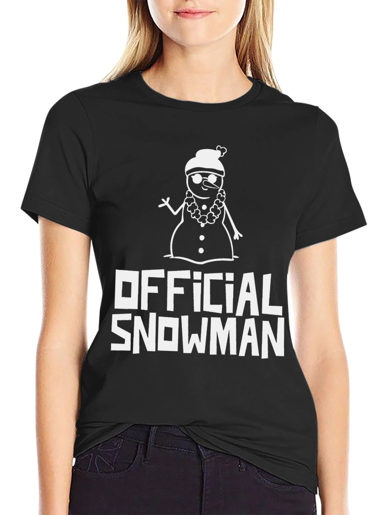 Official Snowman Black T-Shirt