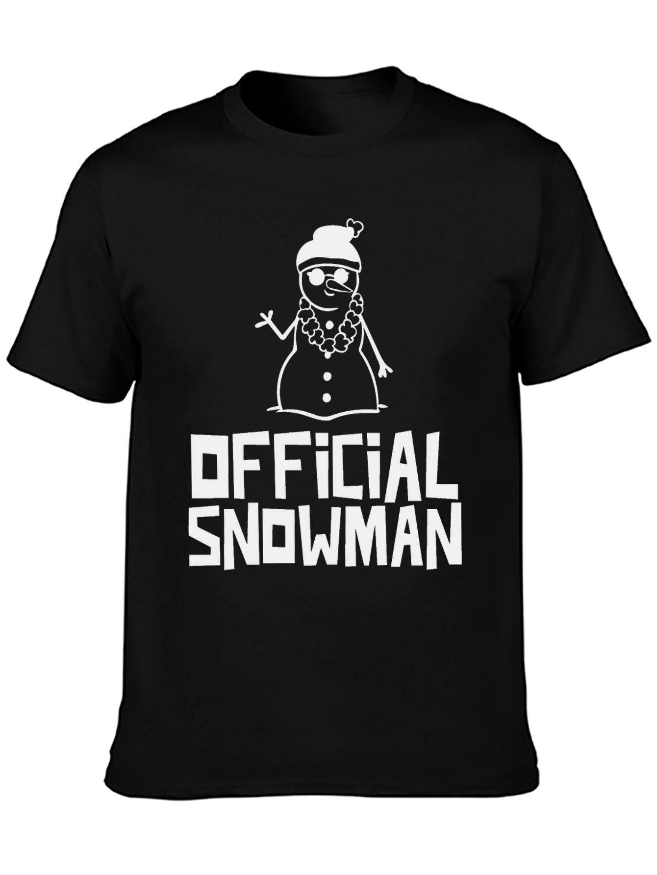 Official Snowman Black T-Shirt