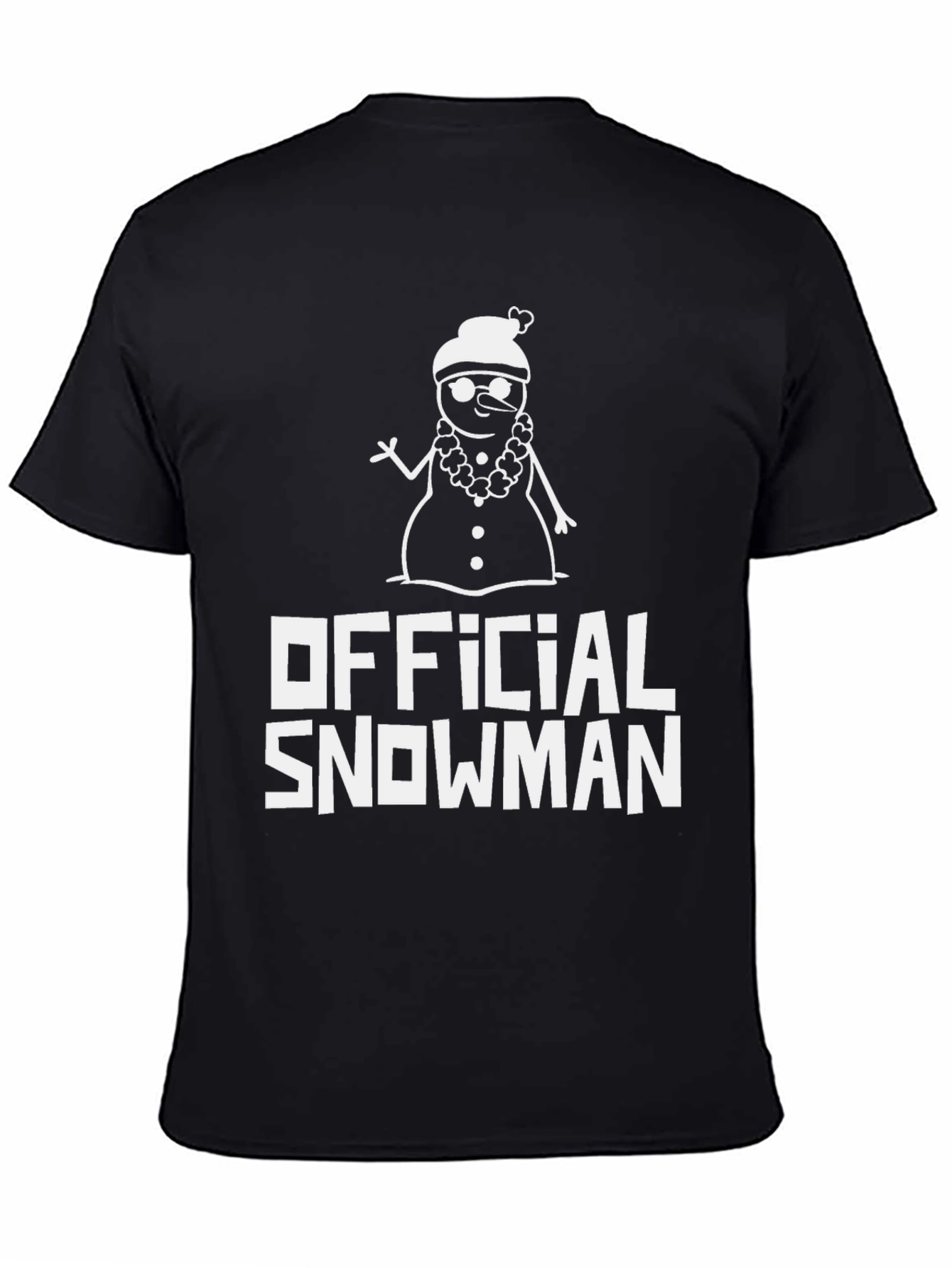 Official Snowman Black T-Shirt