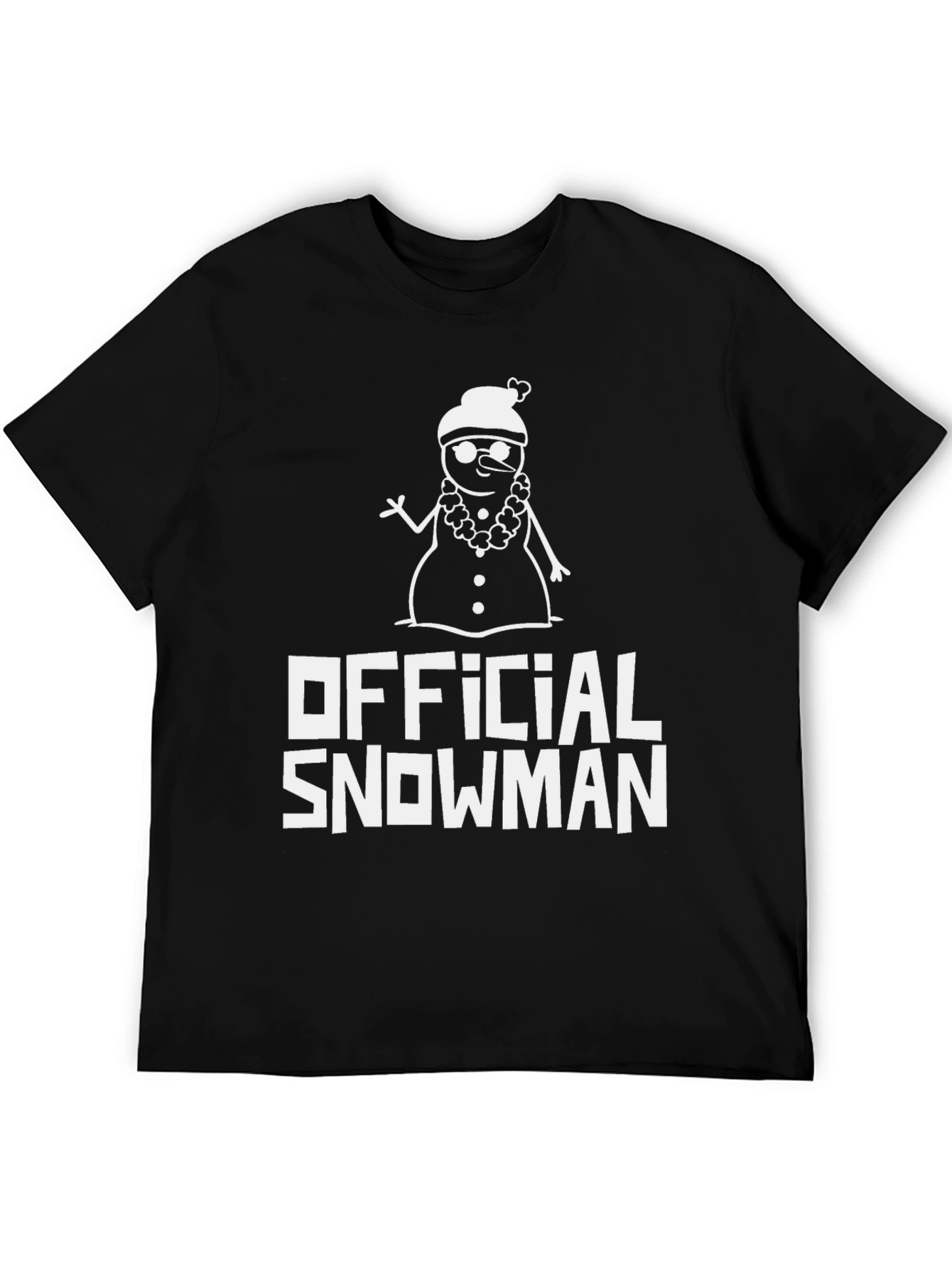 Official Snowman Black T-Shirt