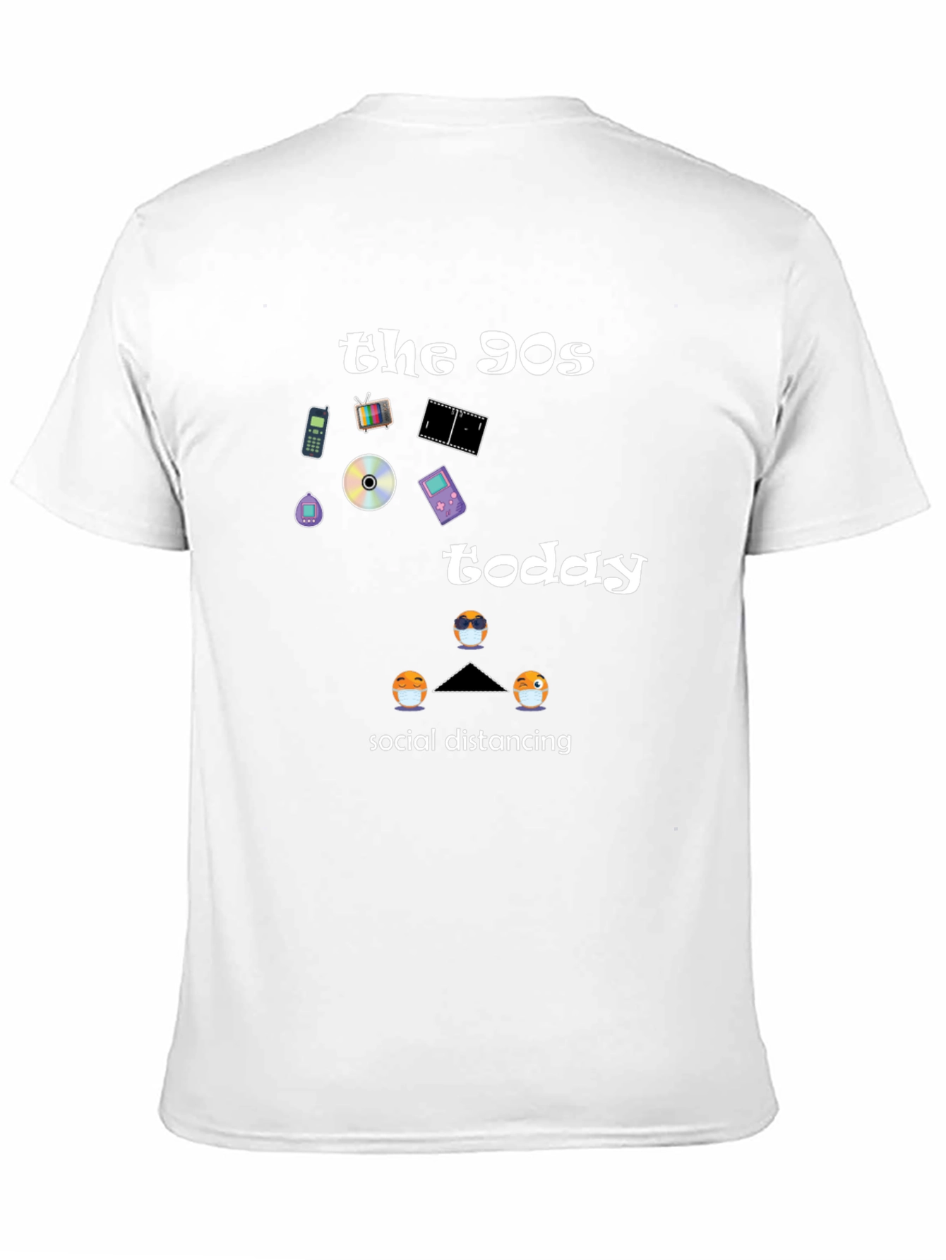 90s Nostalgia Social Distancing Graphic Tee