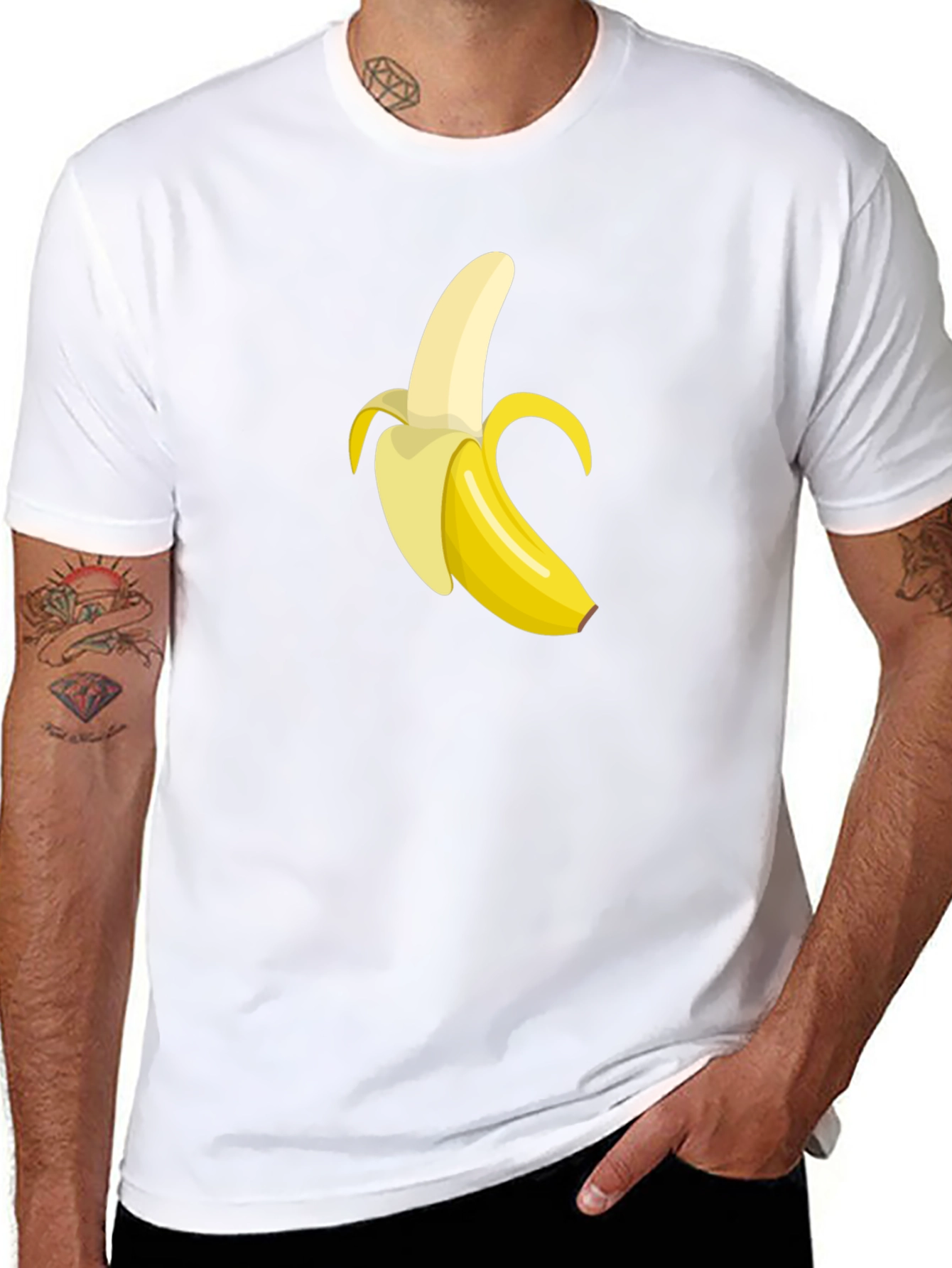 Banana Graphic T-Shirt - Fun Fruit Design