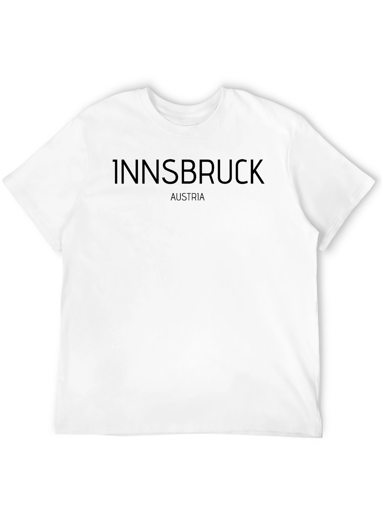 Innsbruck Austria Black Graphic Tee