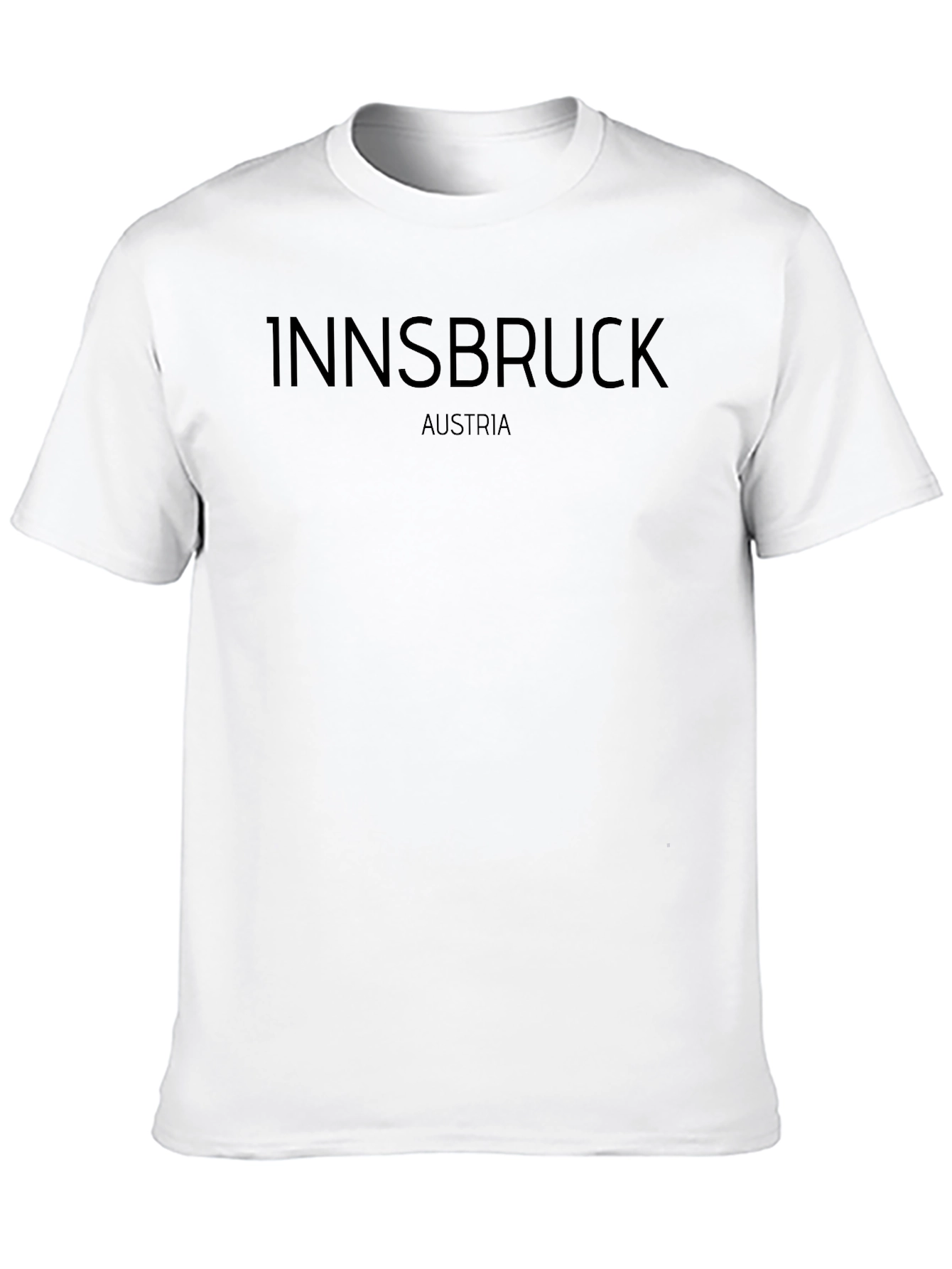 Innsbruck Austria Black Graphic Tee