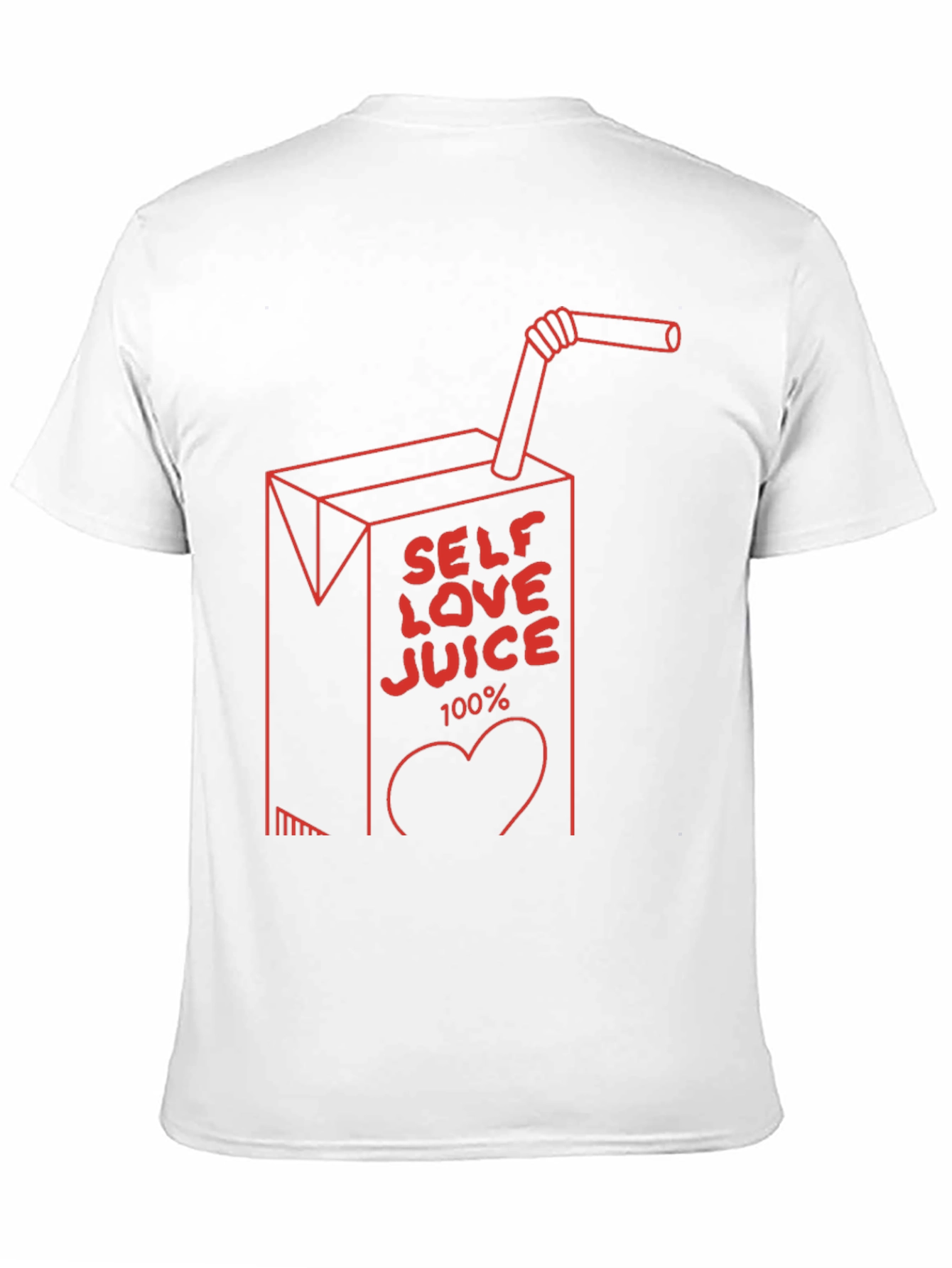 Self Love Juice Graphic Tee - Trendy Black T-Shirt