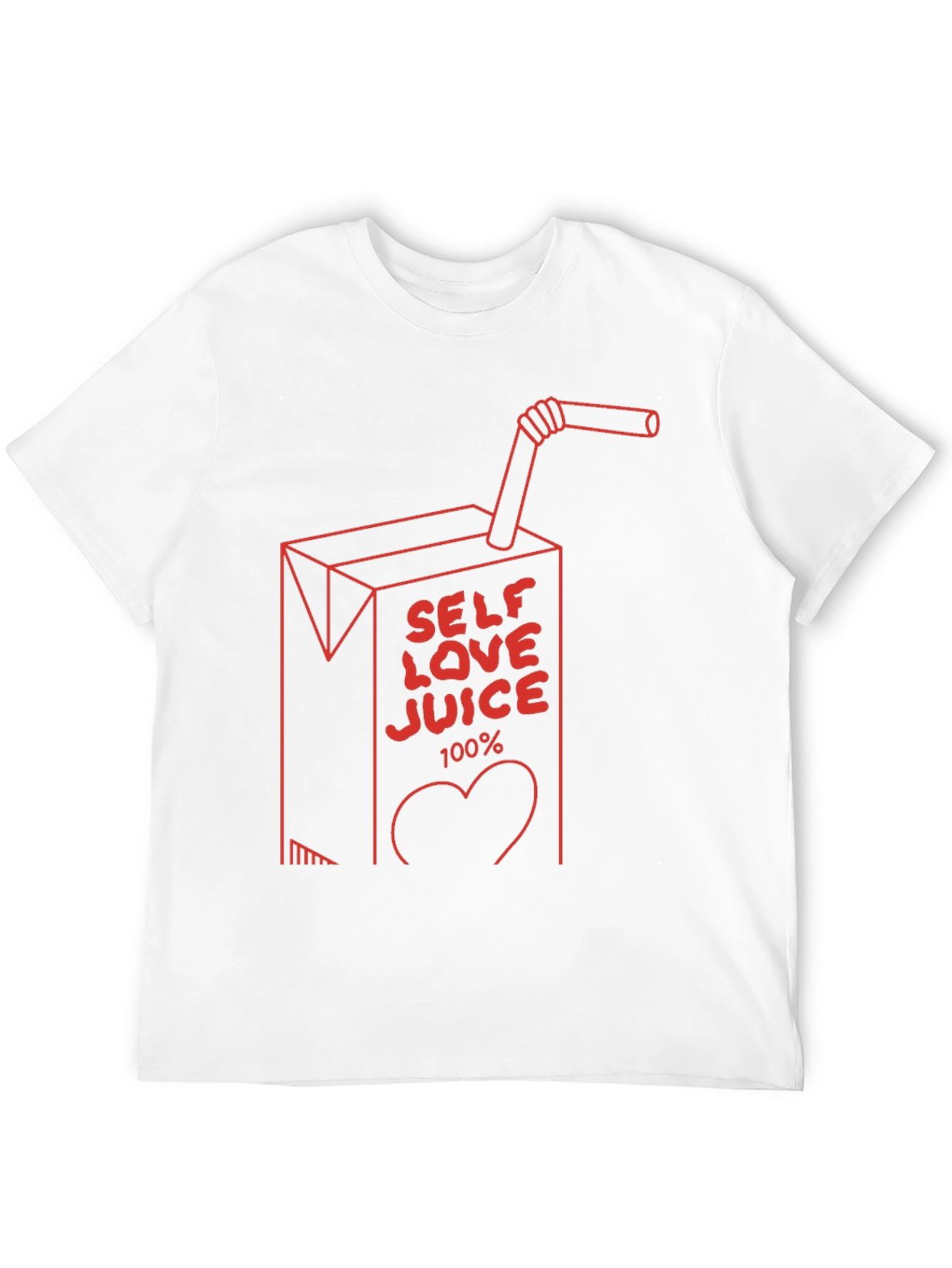 Self Love Juice Graphic Tee - Trendy Black T-Shirt
