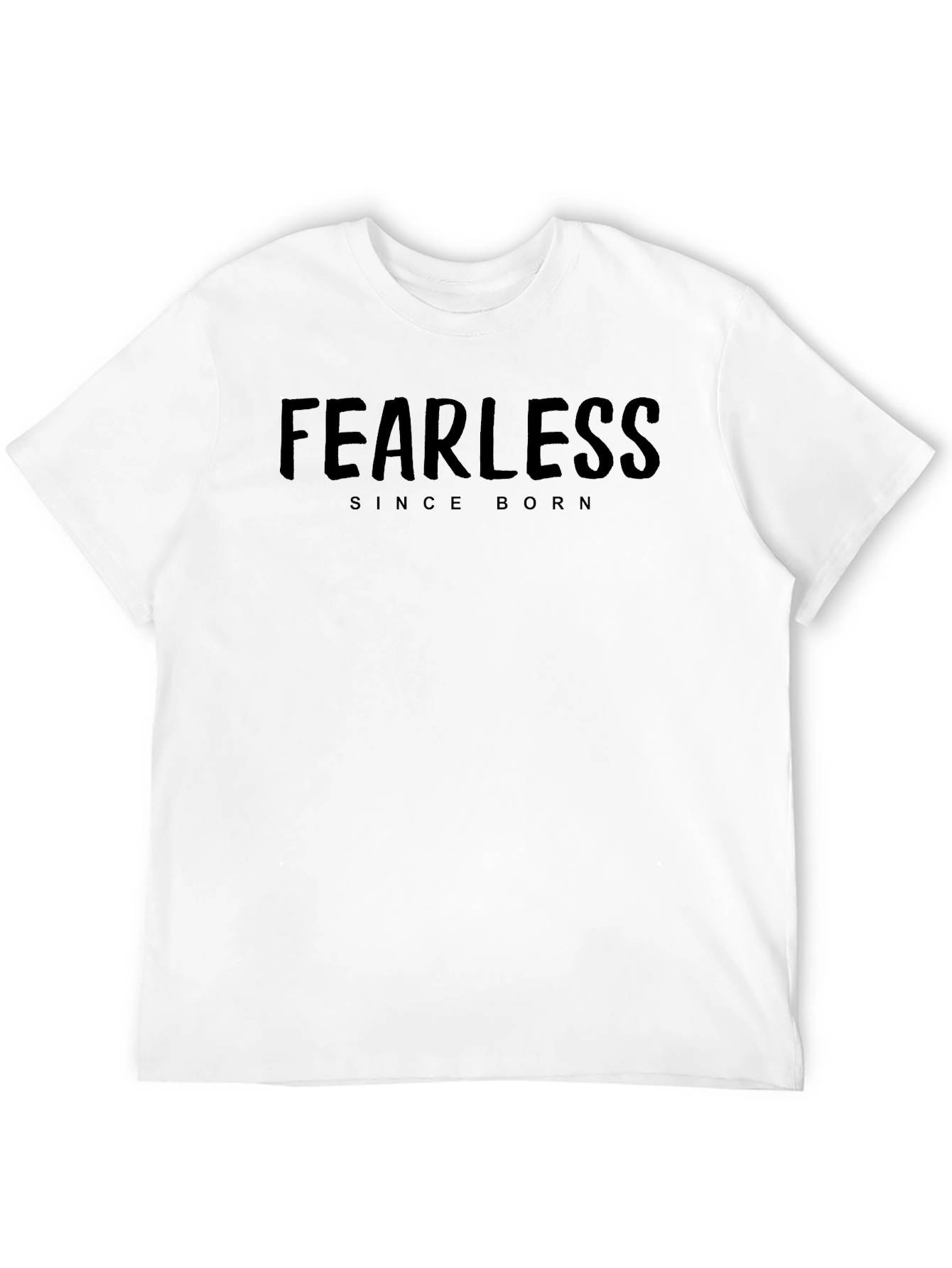 Fearless Since Born Black Graphic Tee