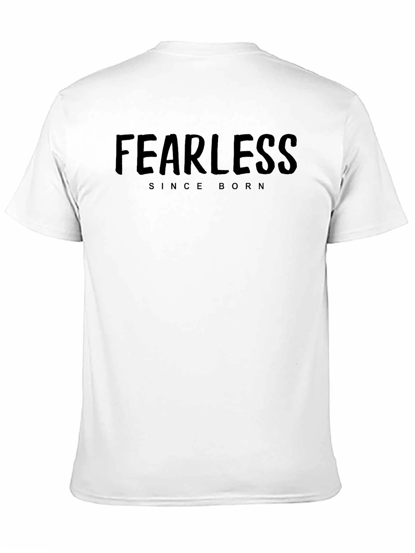 Fearless Since Born Black Graphic Tee
