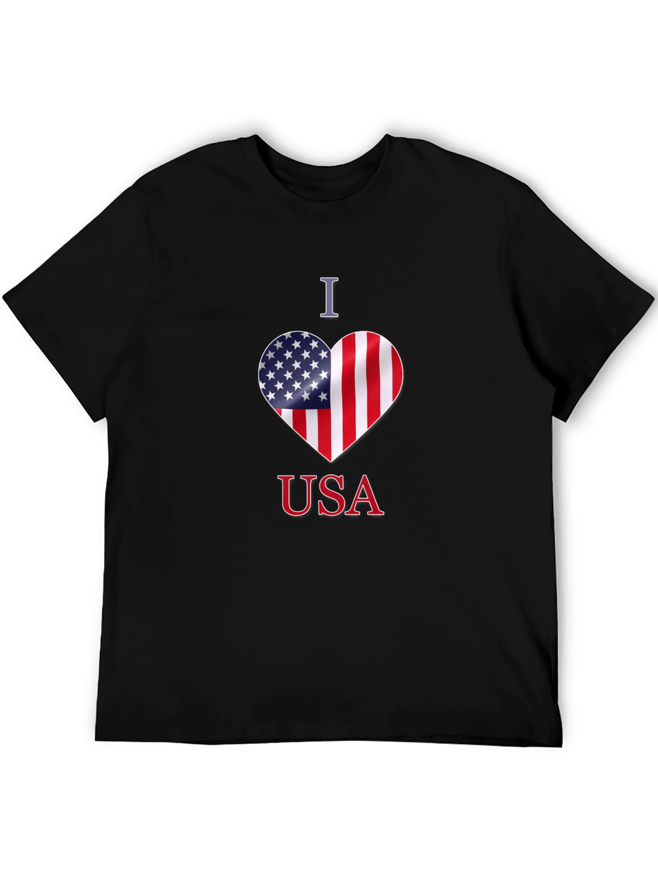 I Love USA Patriotic T-Shirt