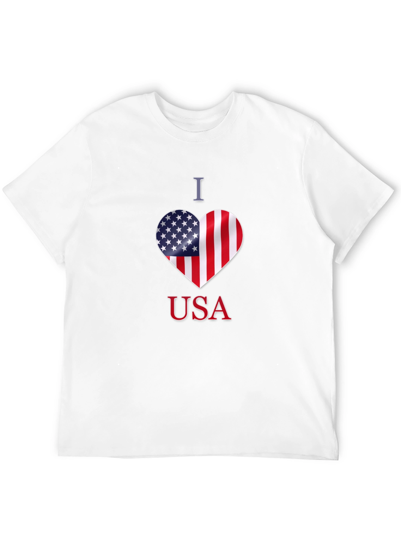 I Love USA Patriotic T-Shirt