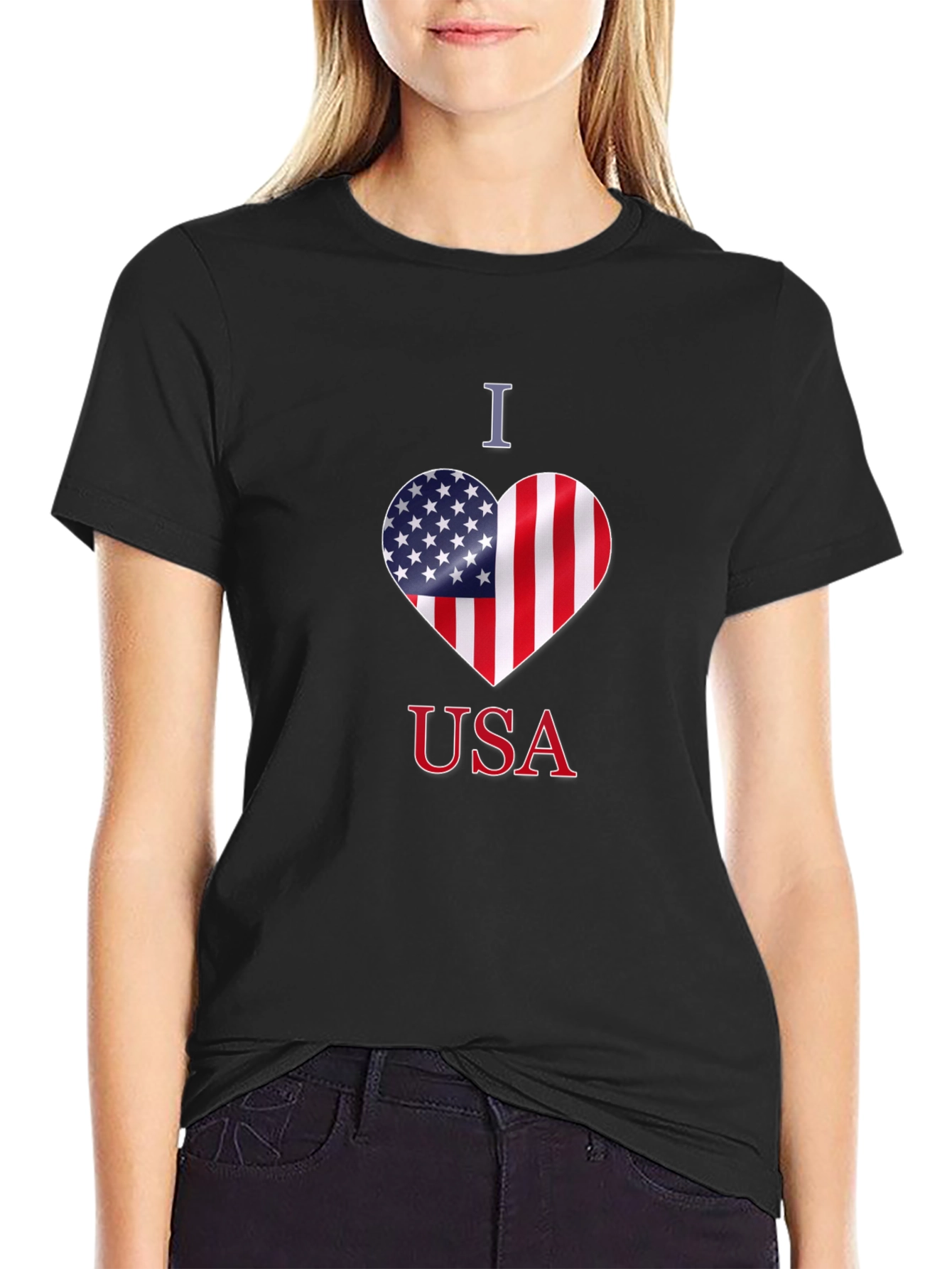 I Love USA Patriotic T-Shirt