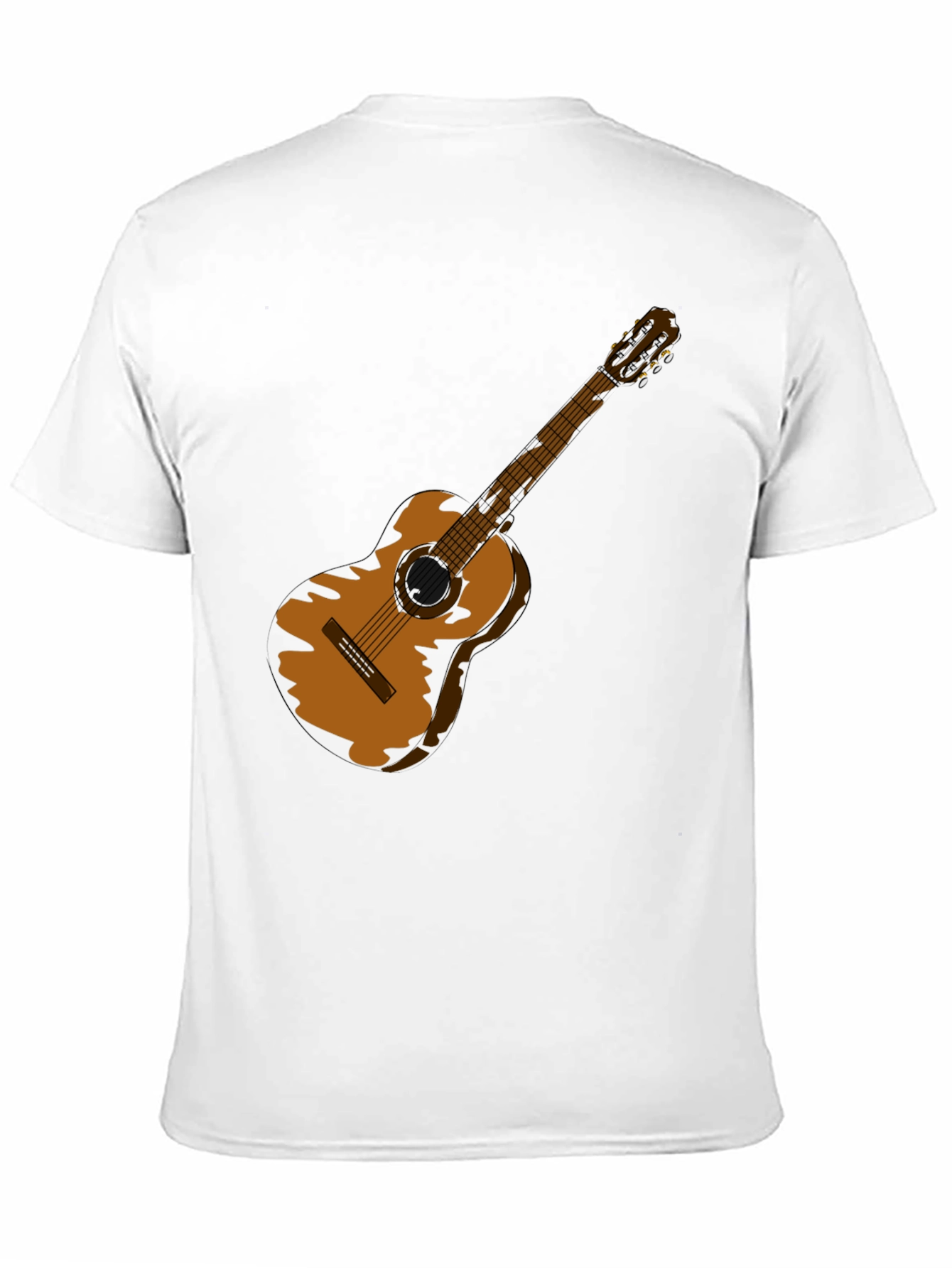 Guitar Graphic Black T-Shirt