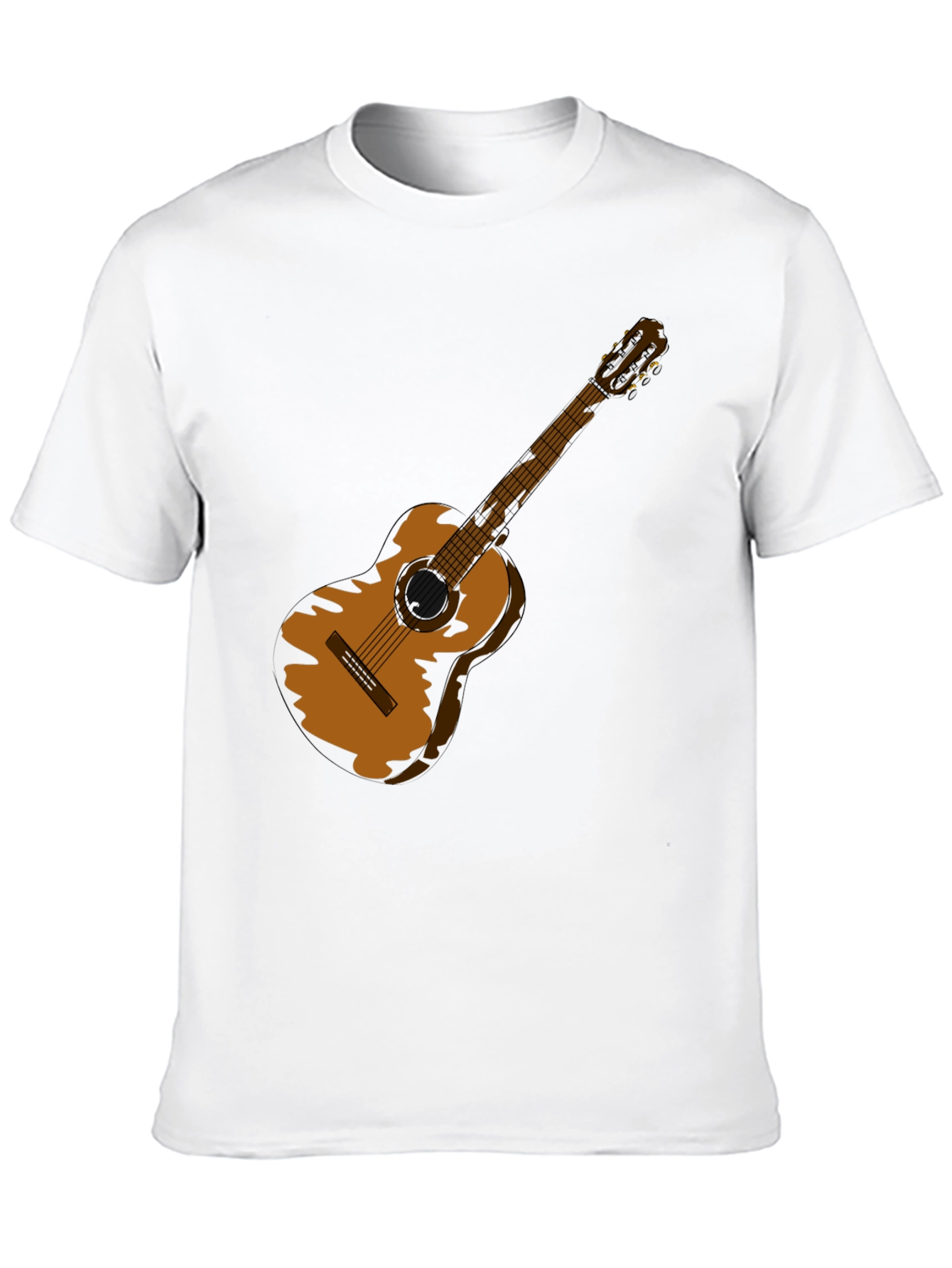 Guitar Graphic Black T-Shirt