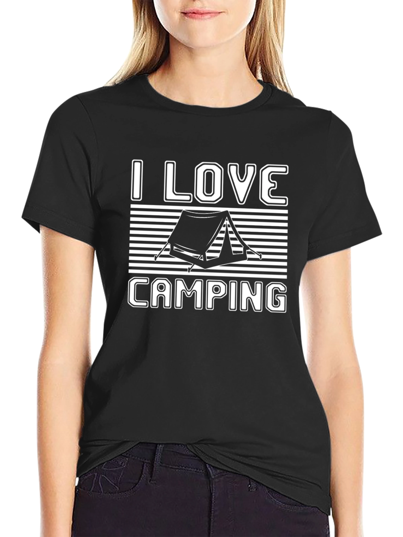 I Love Camping Graphic Tee - Adventure Ready T-Shirt