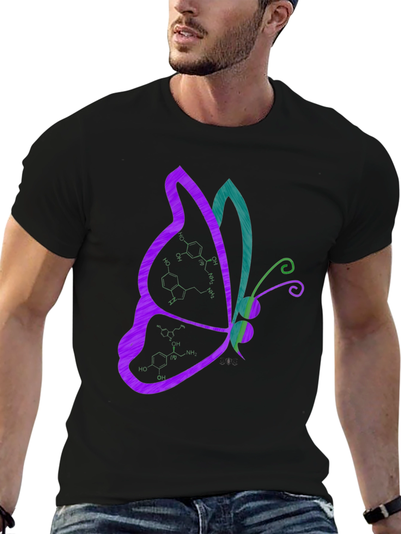 Butterfly Chemistry Black T-Shirt
