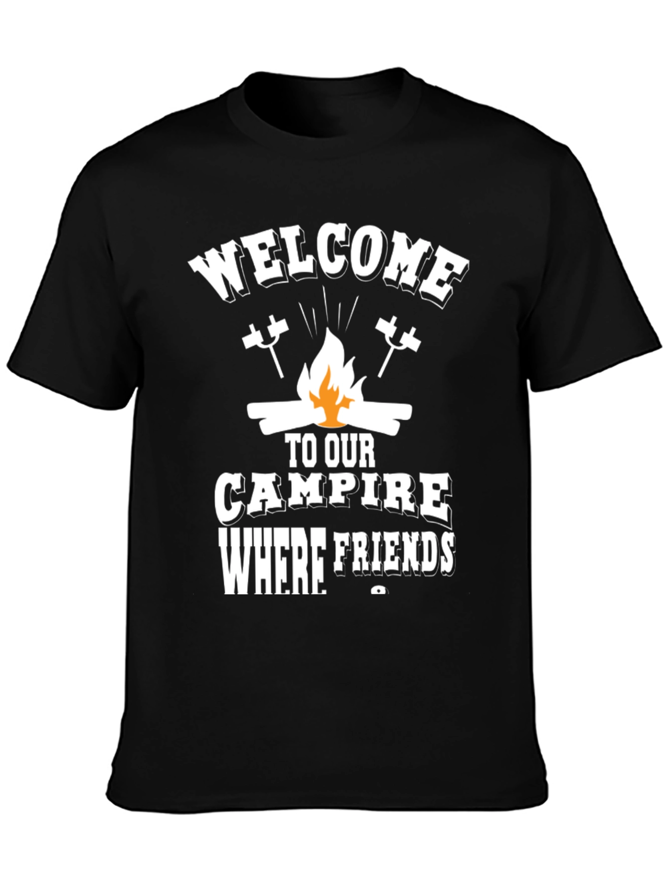 Welcome Campfire T-Shirt - Friends & Marshmallows