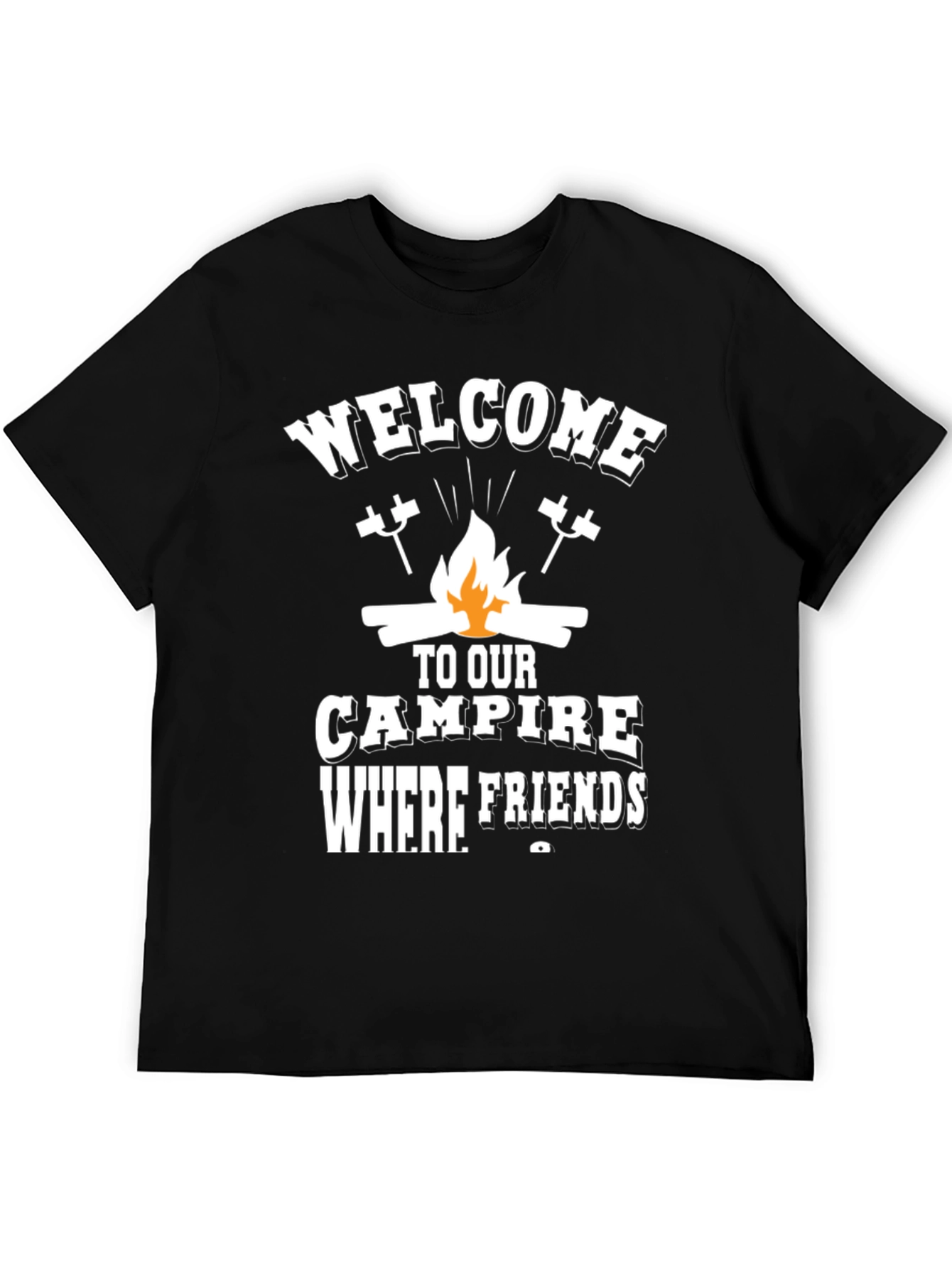 Welcome Campfire T-Shirt - Friends & Marshmallows