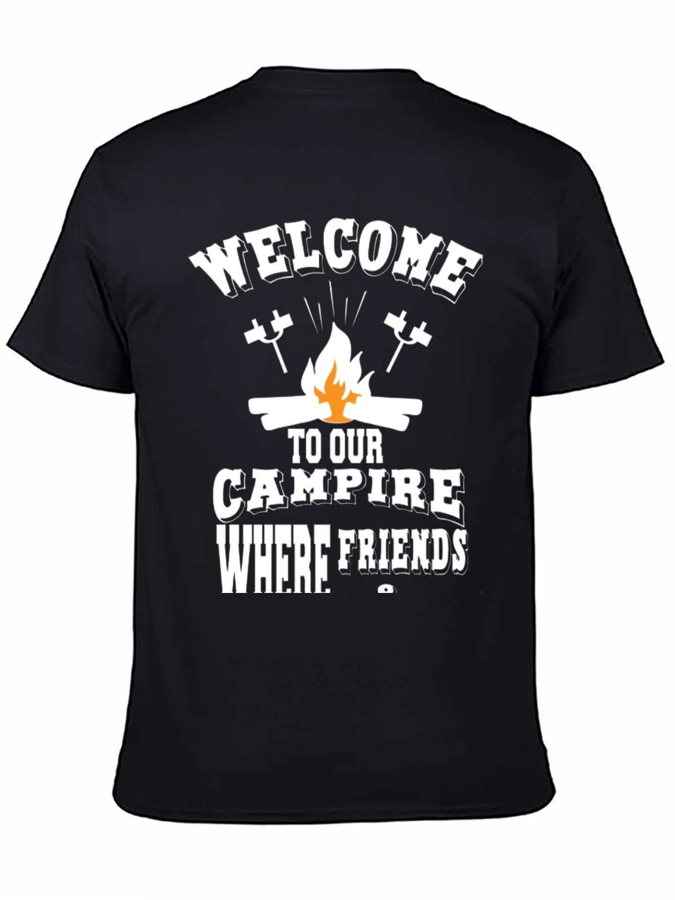Welcome Campfire T-Shirt - Friends & Marshmallows