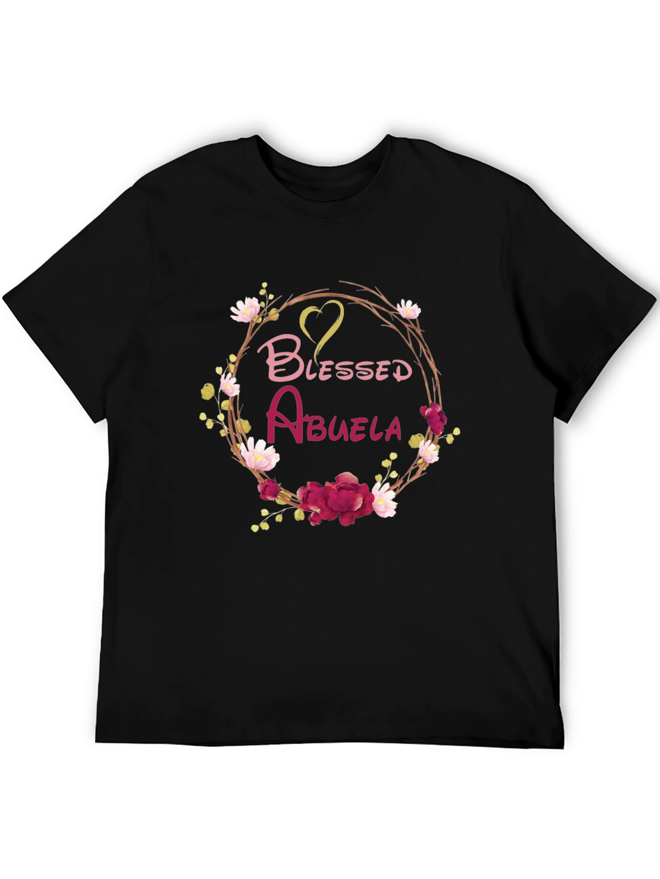 Blessed Abuela Floral T-Shirt