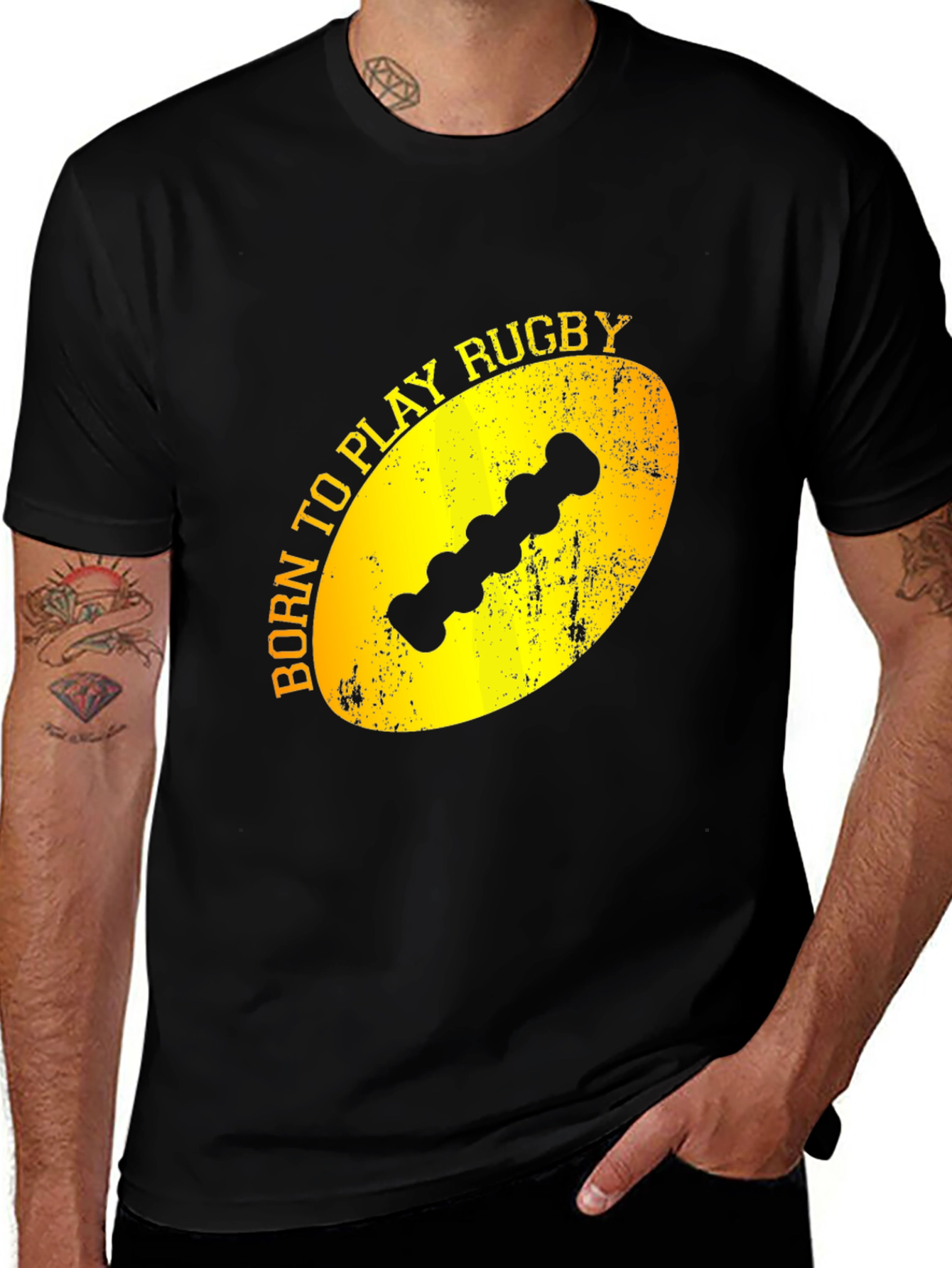 Born to Play Rugby T-Shirt