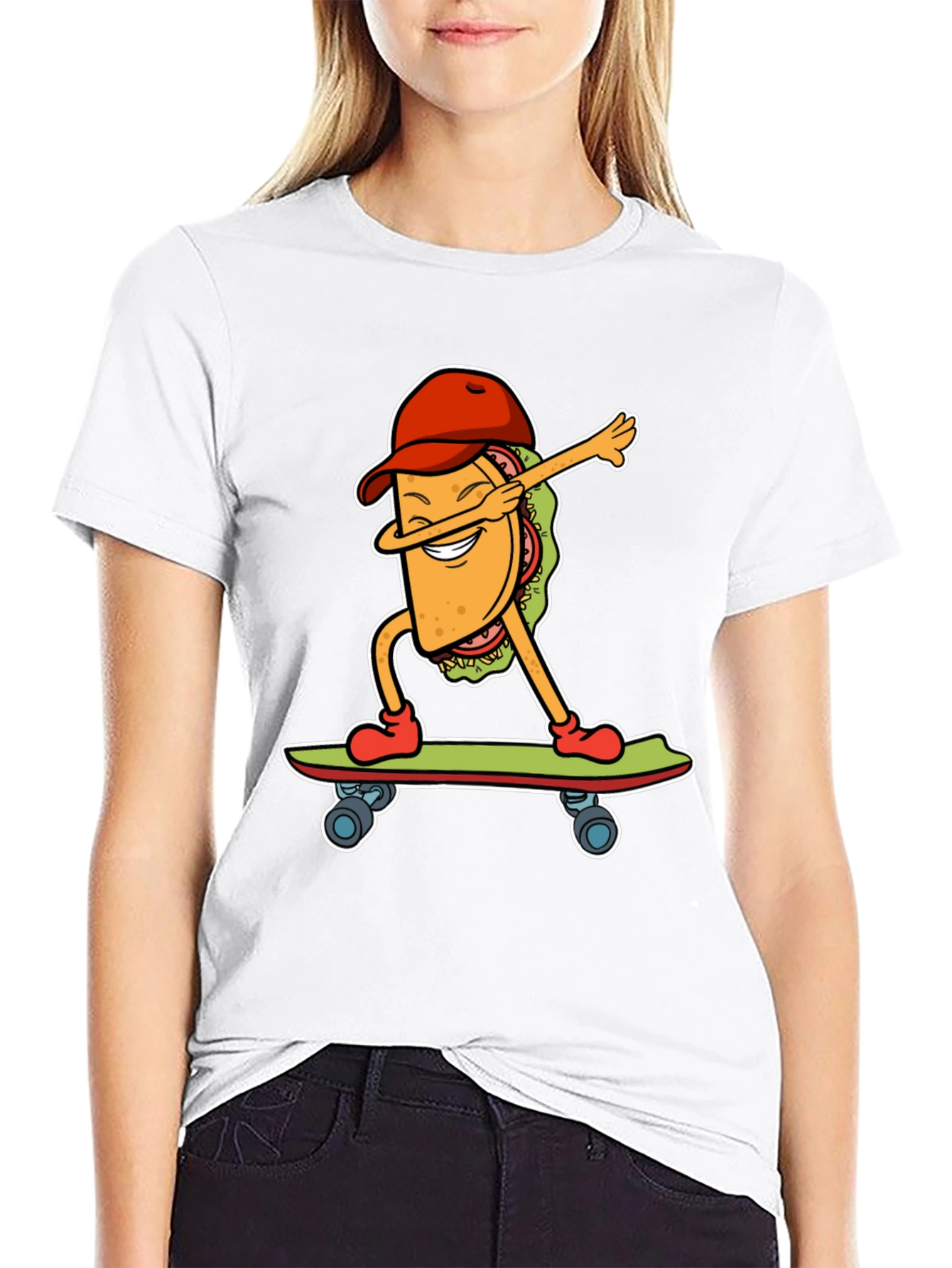 Taco Skateboarder Graphic Tee