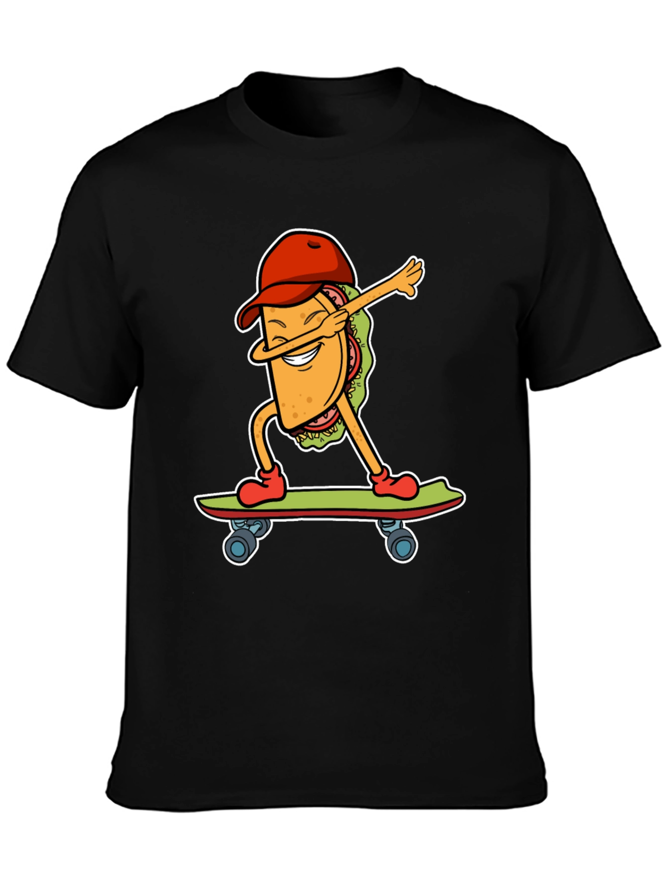 Taco Skateboarder Graphic Tee